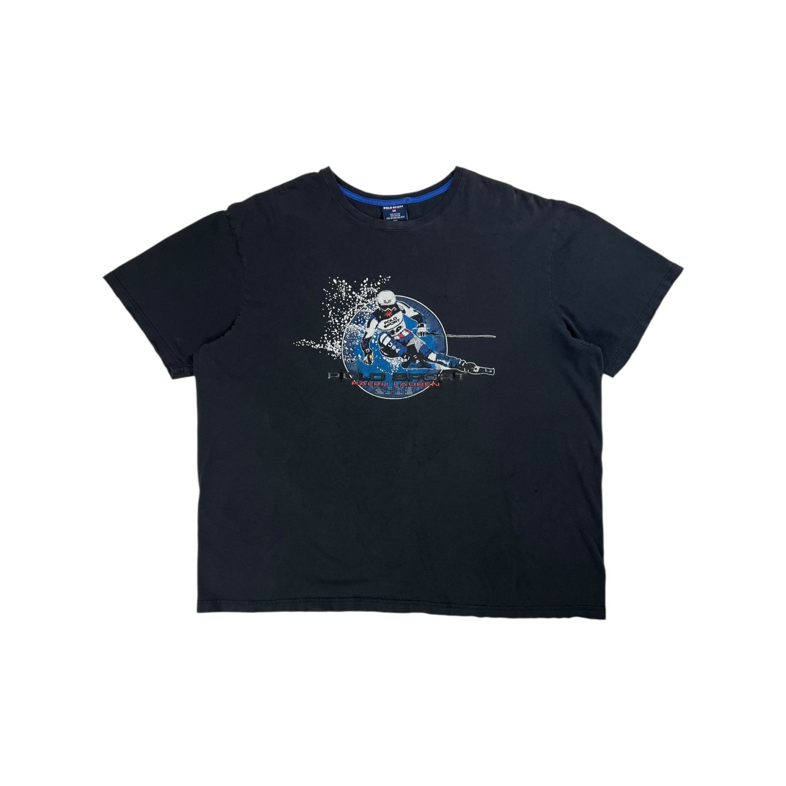 Polo Ralph Lauren × Vintage Vintage 2002 Polo Sport Ralph Lauren RL67 skier worn tee Size US XXL / EU 58 / 5 - 1 Thumbnail