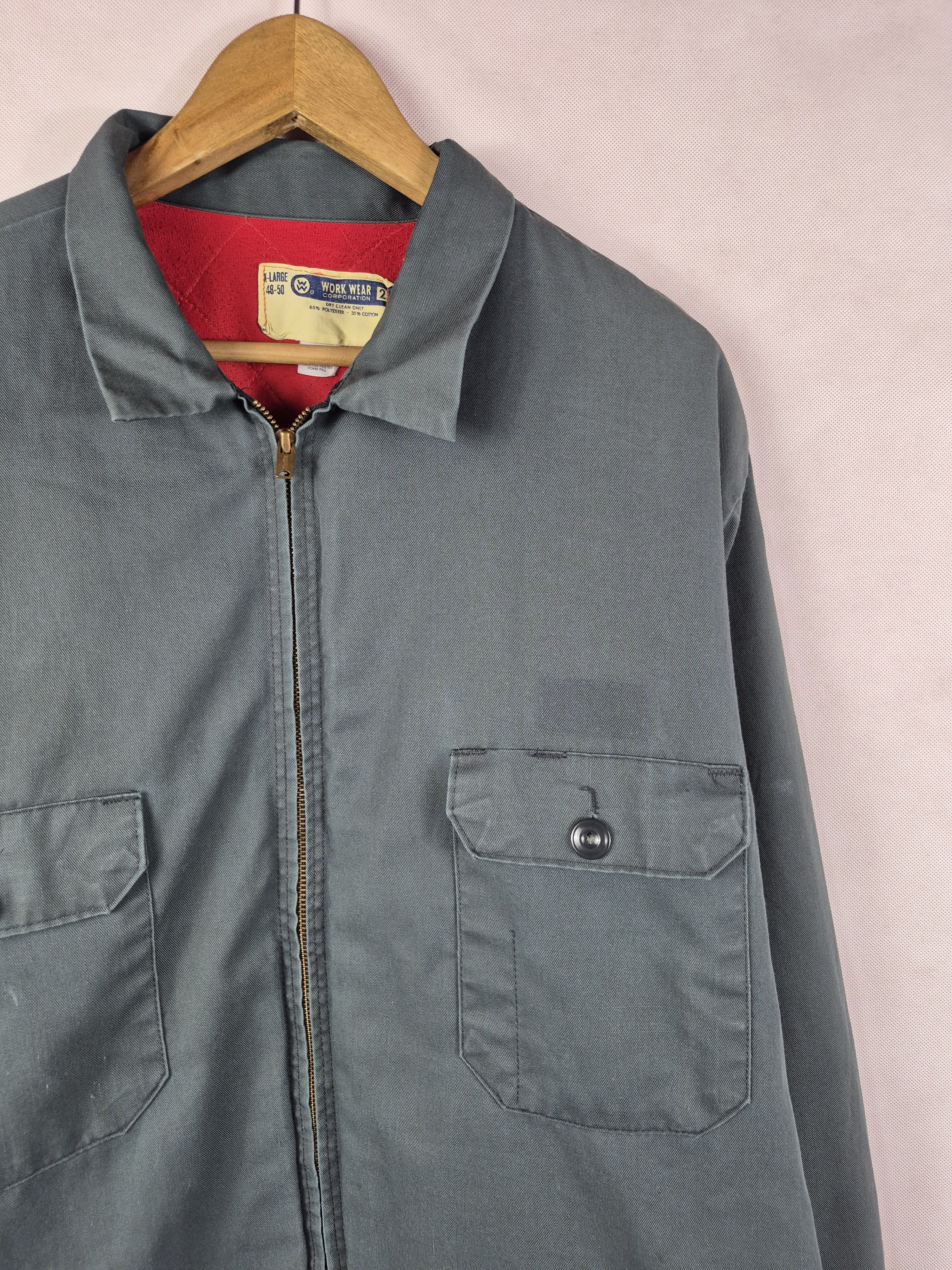 Vintage 🔥 Vintage 70s Work Wear Double Pocket Quilted Lining Jacket Size US XL / EU 56 / 4 - 2 Thumbnail