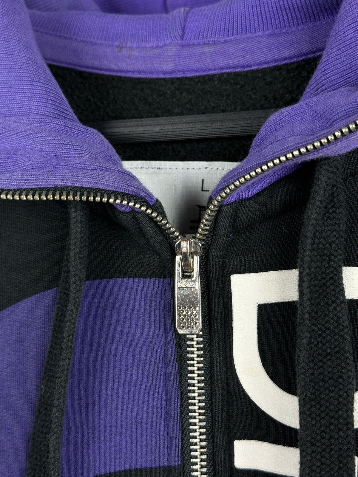 G-Star × Vintage Vintage Y2K G-Star Raw Full Zip Hoodie Size US L / EU 52-54 / 3 - 10 Thumbnail