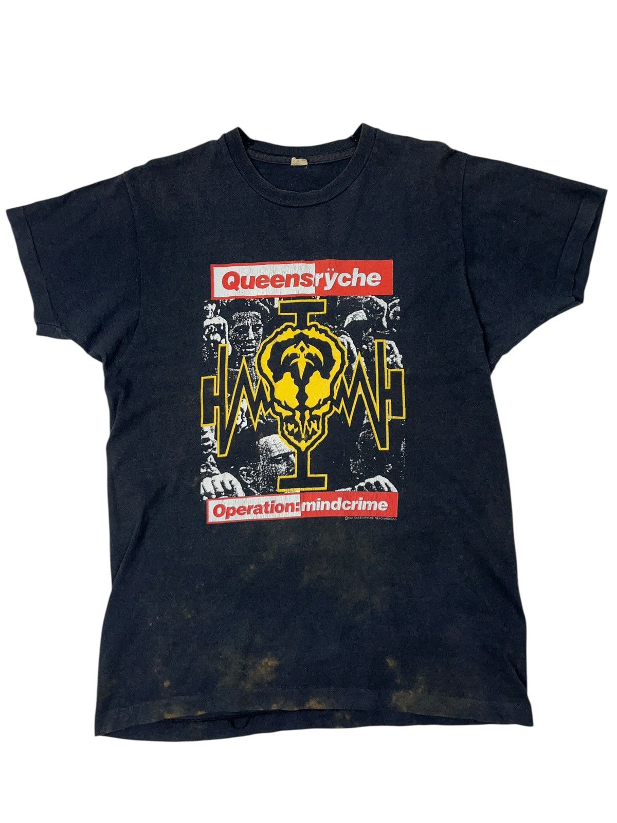 Band Tees Vintage 1988 Queensrÿche Operation Mindcrime T-shirt Size US XL / EU 56 / 4 - 2 Thumbnail