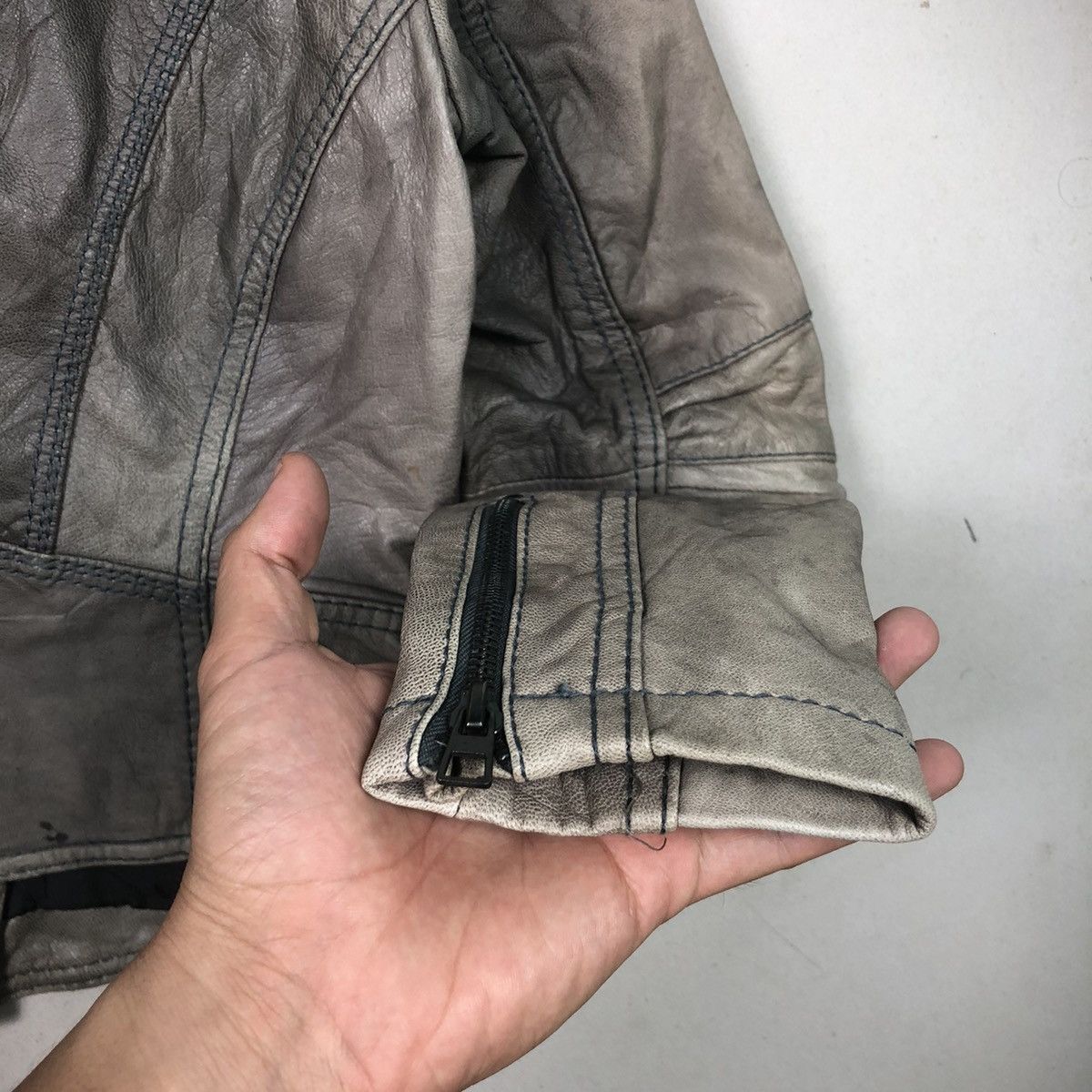 Bershka × Seditionaries Vintage Bershka Leather Jacket Size L / US 10 / IT 46 - 7 Thumbnail