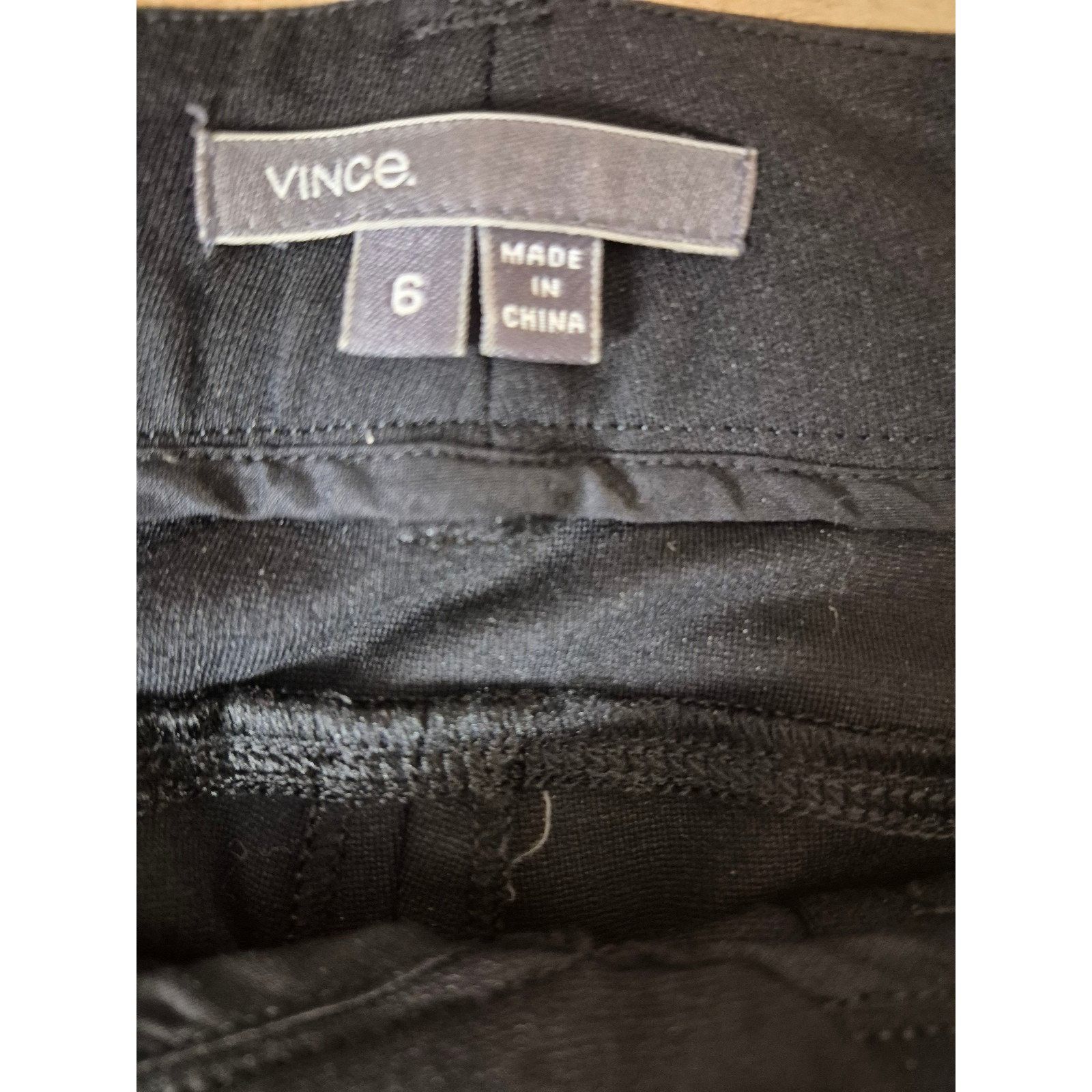 Vince Vince Ponte Pants Legging Zippered Legging Pants Stretch Dre Size 28" / US 6 / IT 42 - 7 Thumbnail