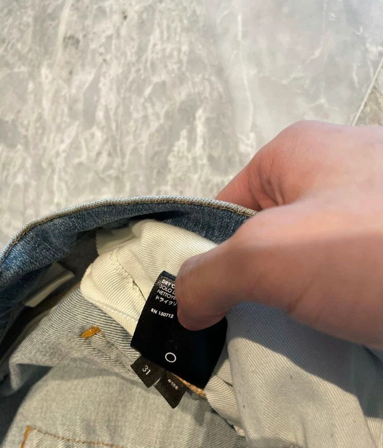 Amiri Amiri rendered patched distressed blue jeans Size US 31 - 5 Thumbnail