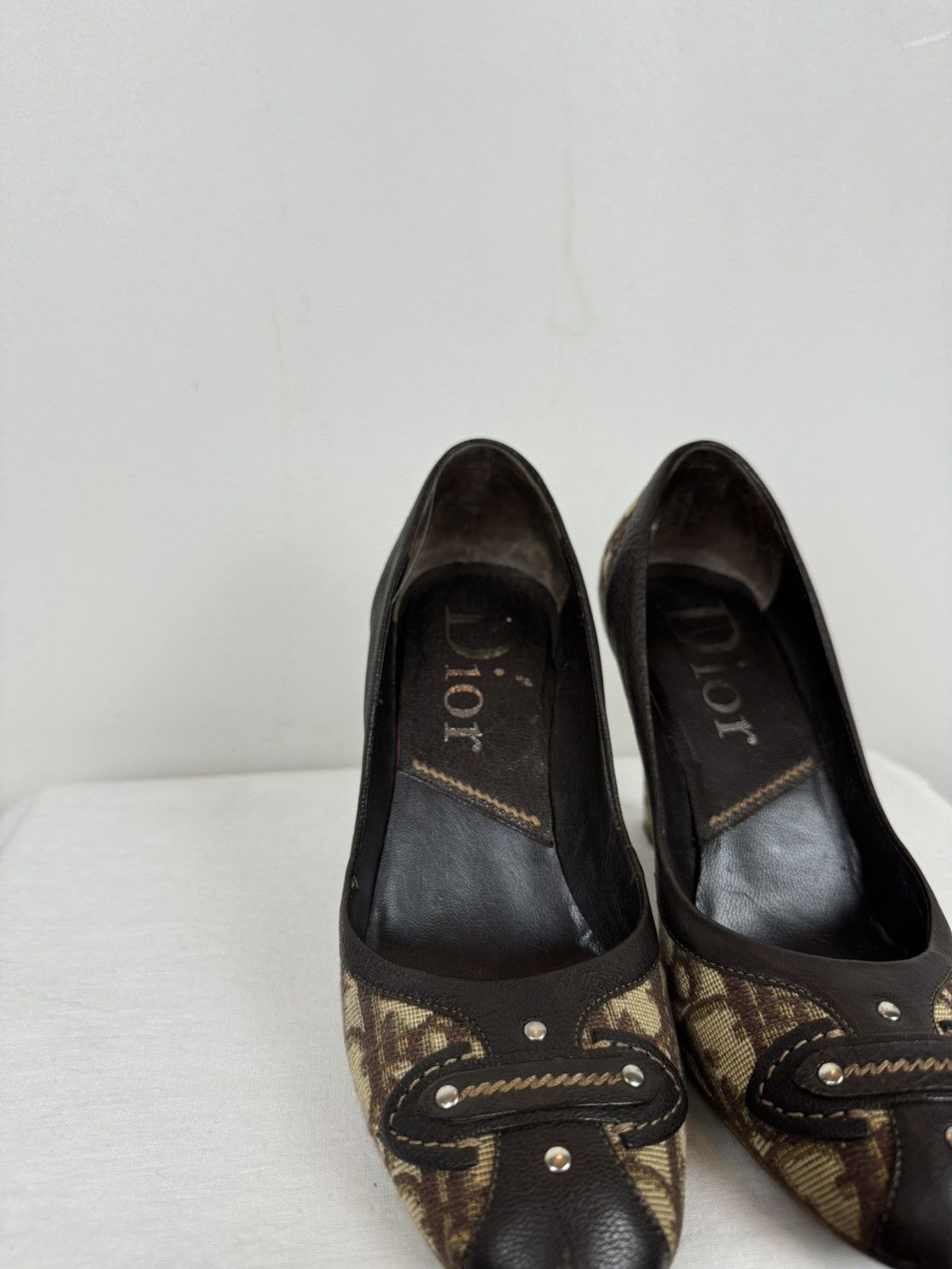 Dior Christian Dior monogram y2k heel boots original luxury item Size US 5.5 / IT 35.5 - 3 Thumbnail