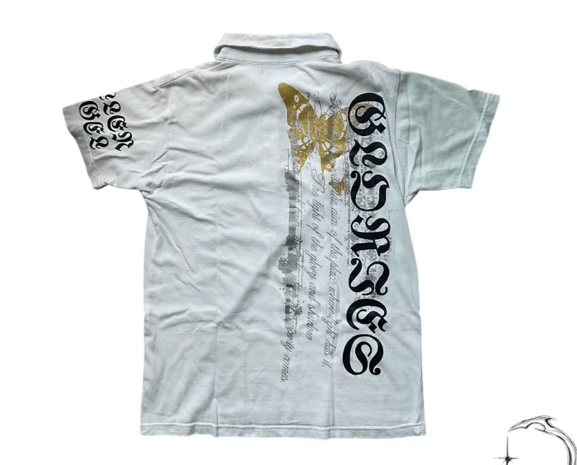 Japanese Brand Retro White Polo T-shirts for Summer Size US L / EU 52-54 / 3 - 5 Thumbnail