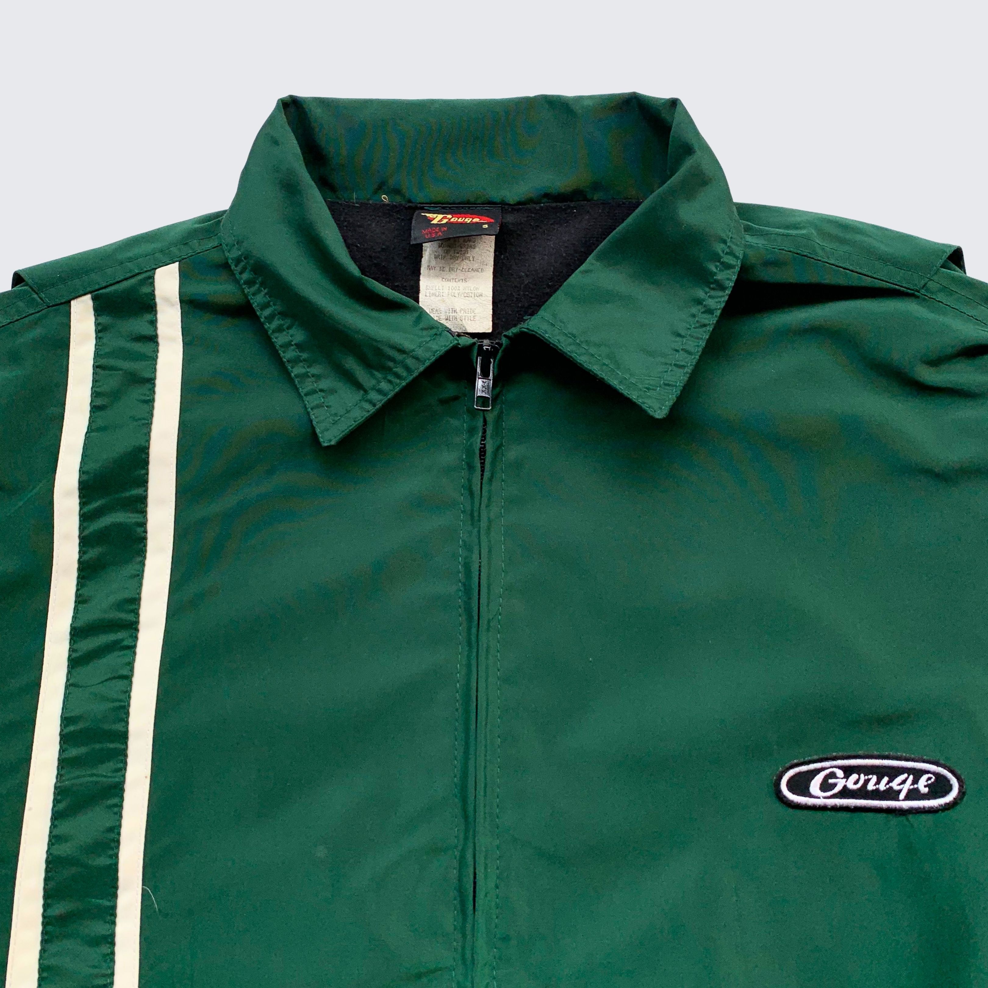Vintage Vintage 1990s Gouge Skateboards Nylon Work Jacket Size US S / EU 44-46 / 1 - 2 Thumbnail