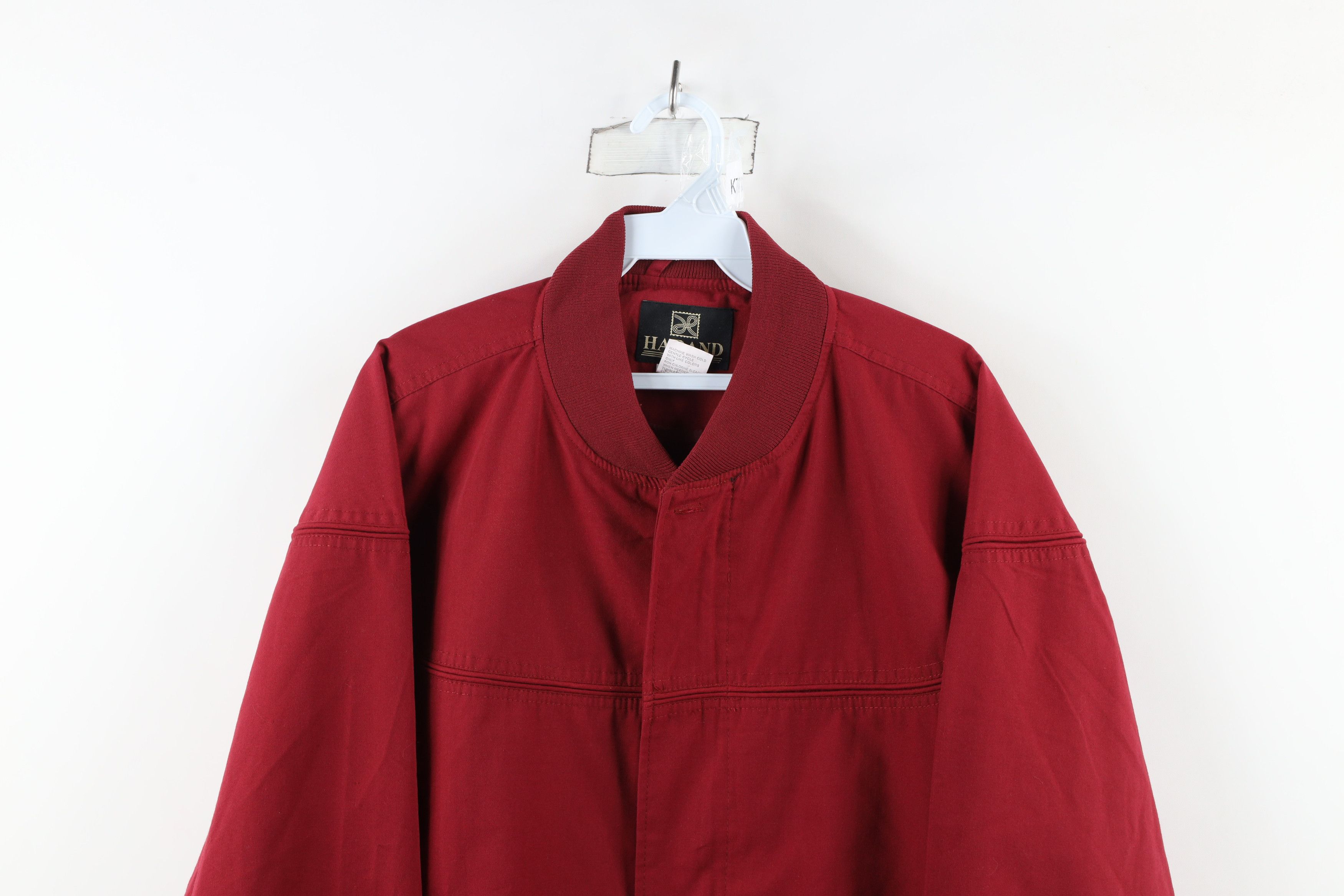 Vintage Vintage 90s Streetwear Faded Cafe Racer Bomber Jacket Red Size US M / EU 48-50 / 2 - 2 Thumbnail