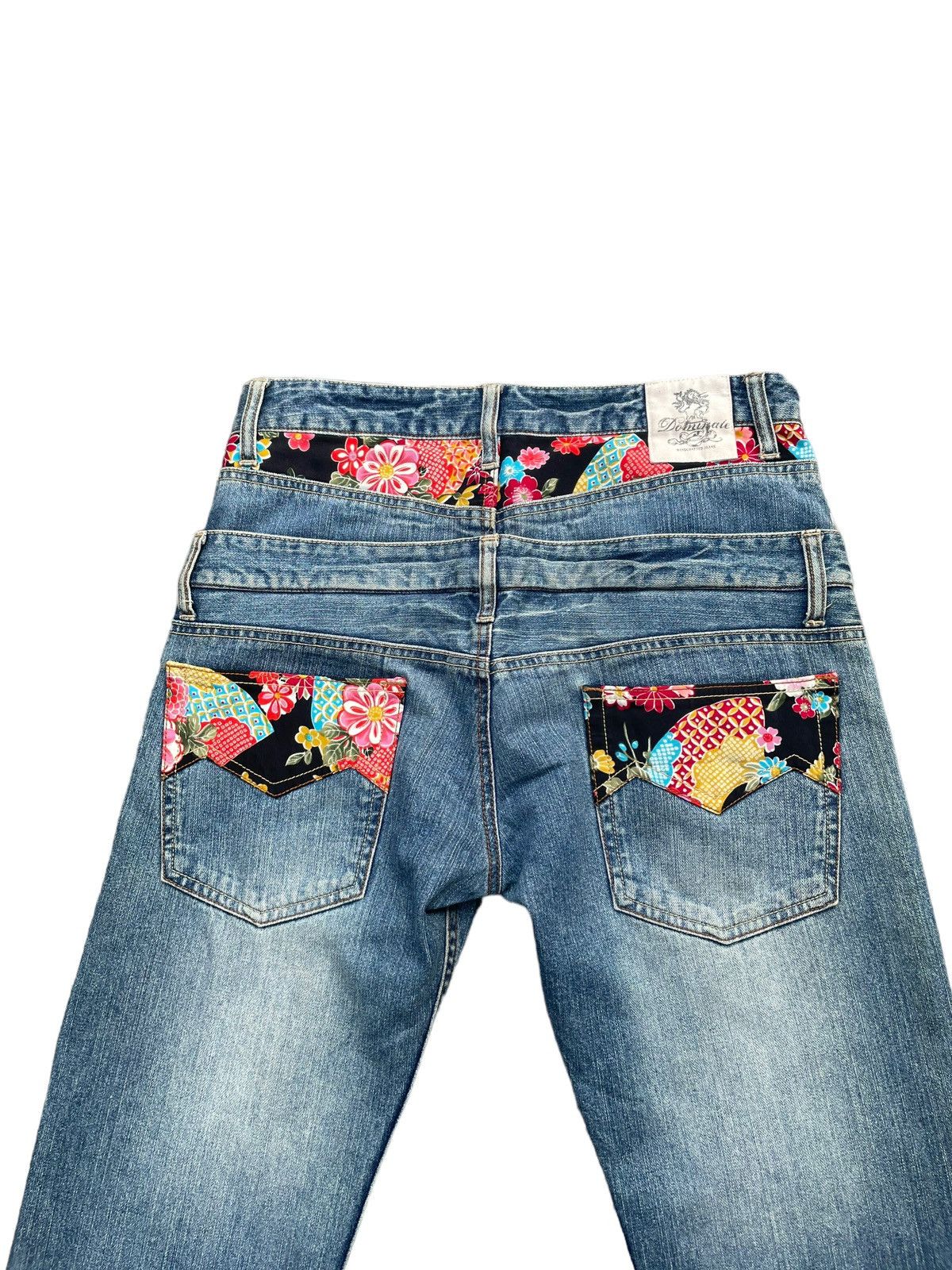 If Six Was Nine Dominate Handcrafted Double Waist Denim Size US 31 - 11 Thumbnail