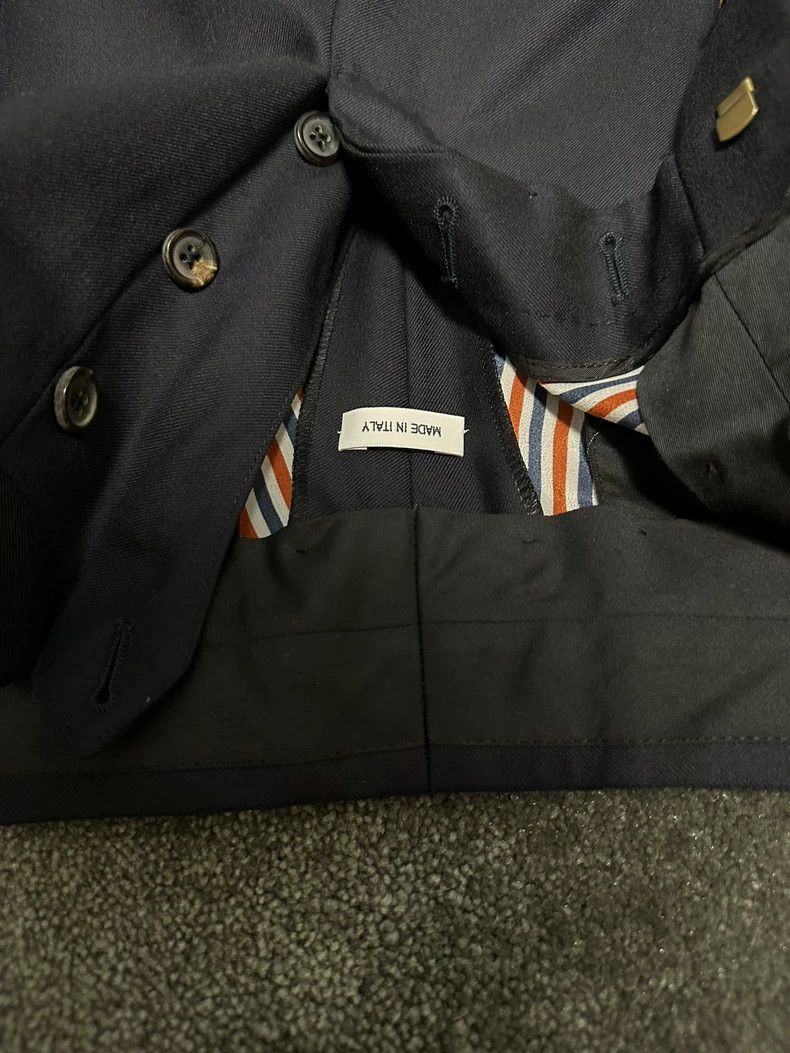 Thom Browne Thom Browne Classic Tibetan blue suit pants Size 27" / US 4 / IT 40 - 5 Thumbnail