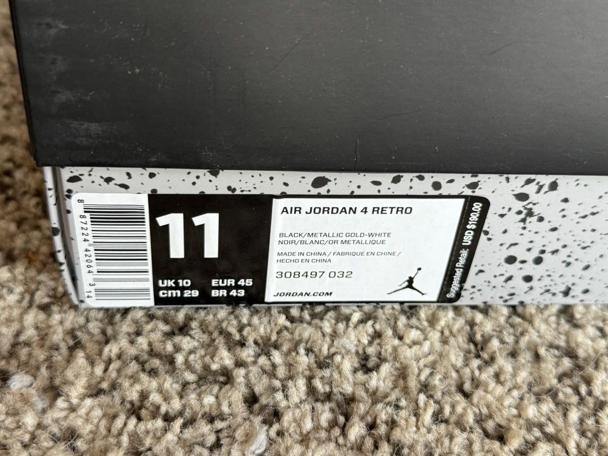 Jordan Brand Air Jordan 4 Retro Size US 11 / EU 44 - 7 Thumbnail