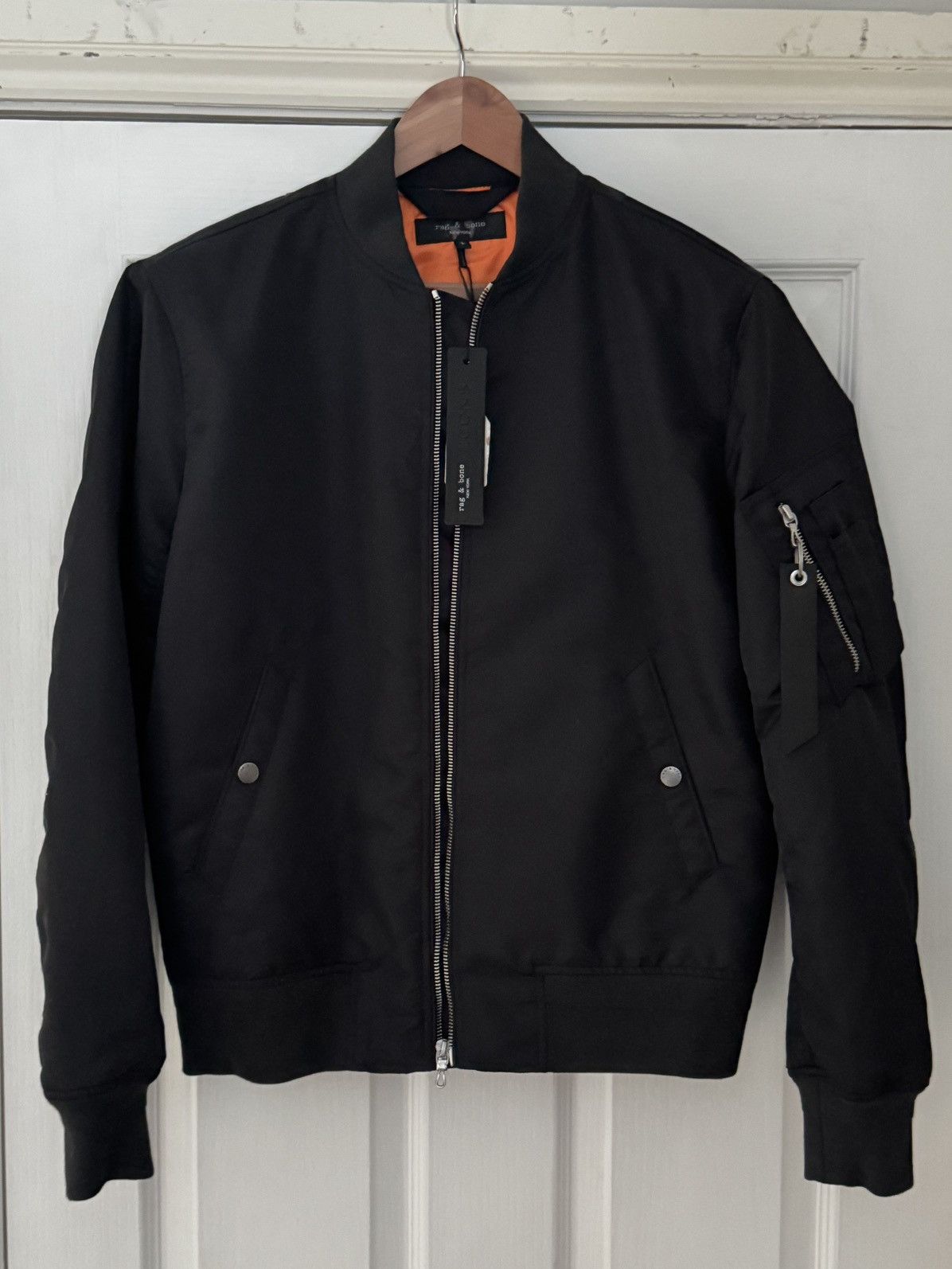 Rag & Bone Rag & Bone Manston Bomber Jacket Black Small BNWT Size US S / EU 44-46 / 1 - 2 Thumbnail
