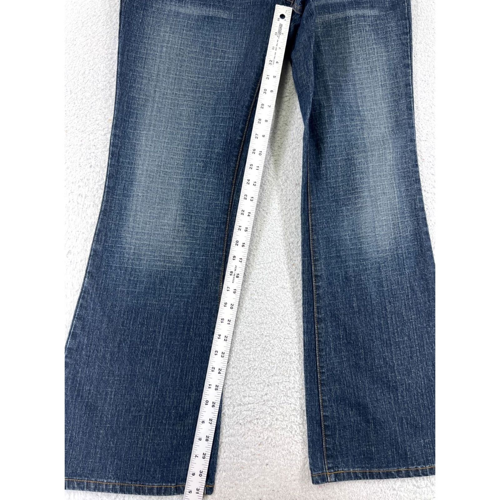 Vintage Zana Di Jeans Women 13 Blue Denim Bootcut 31x31 Cotton Blend Ramie 5-Pocket Pockets Regular Jeans Style American Designer Mens? Size 34" / US 12 / IT 48 - 7 Thumbnail