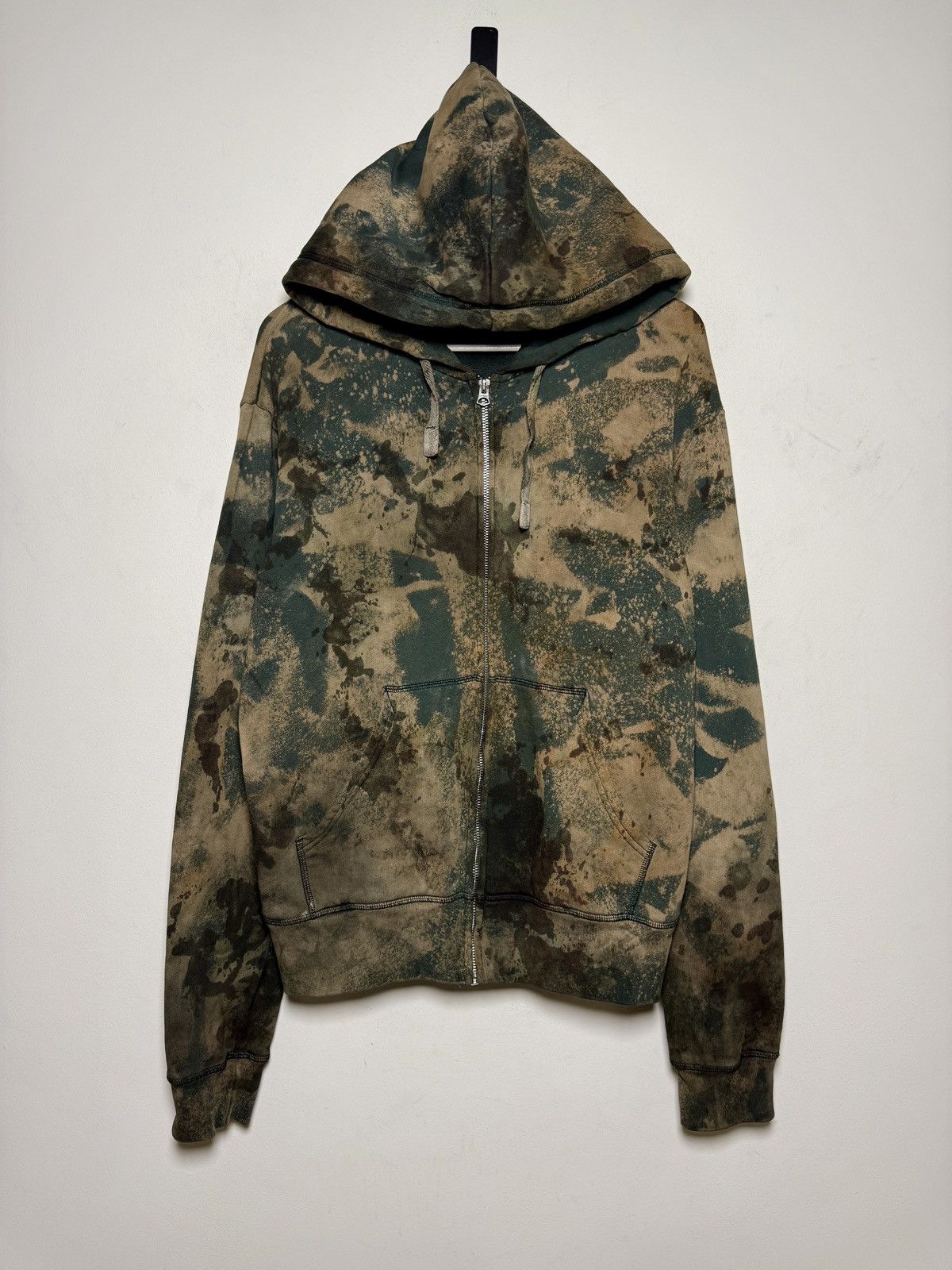 Acne Studios hoodie with custom overdye treatment