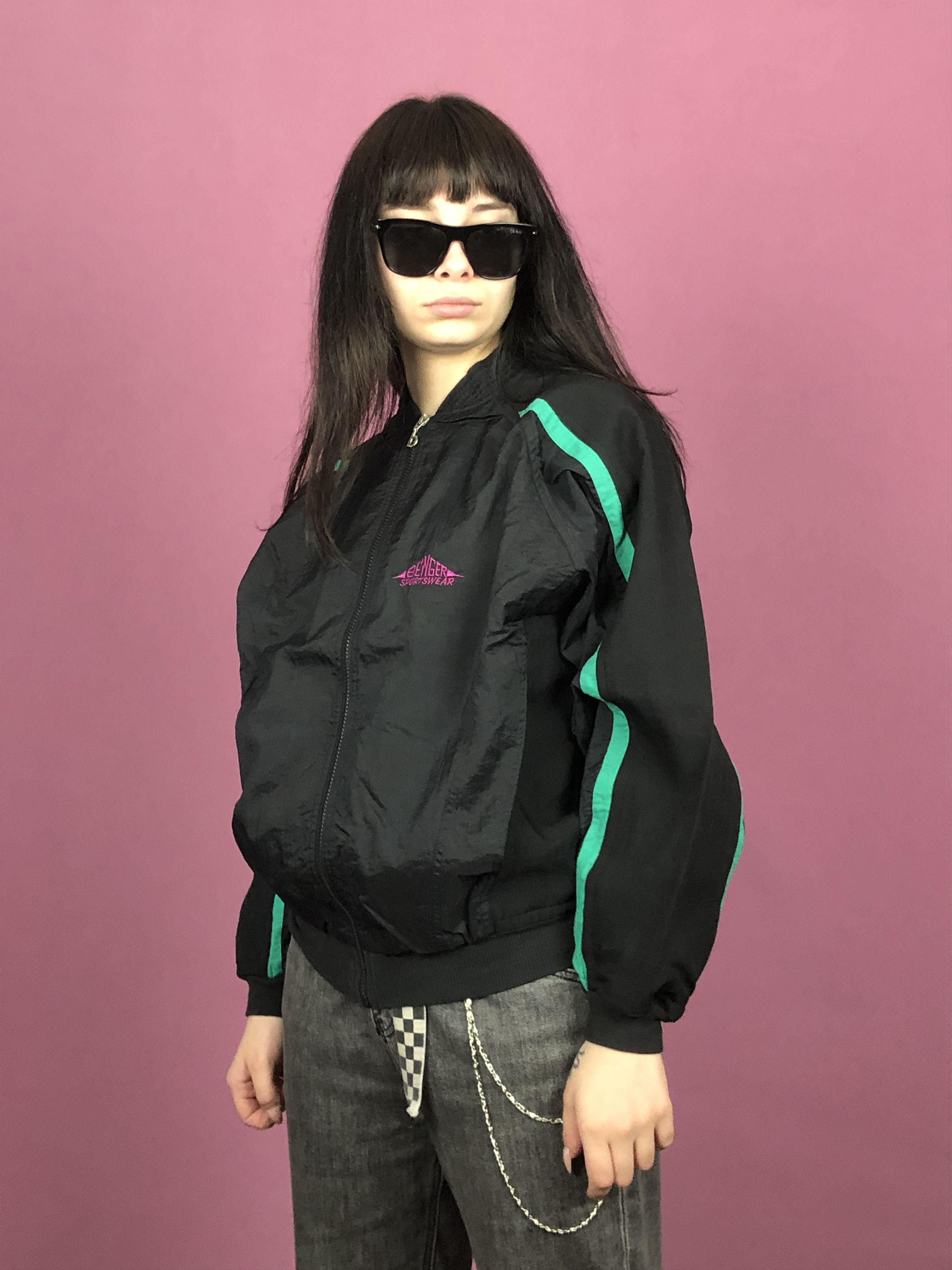 Vintage 90s Benger Vintage Women's Windbreaker Jacket - L Size L / US 10 / IT 46 - 2 Thumbnail