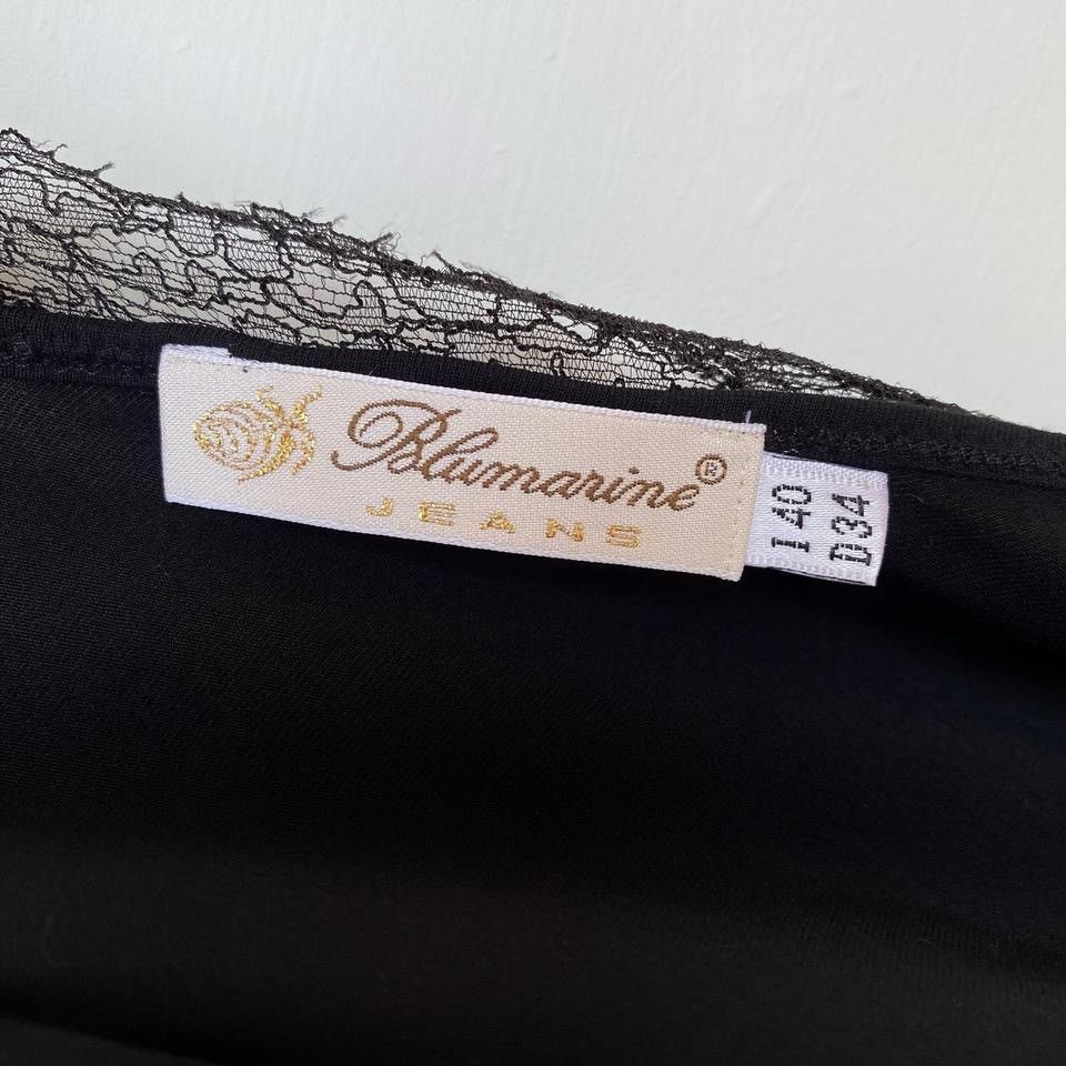 blumarine jeans vintage 3/4 sleeve top