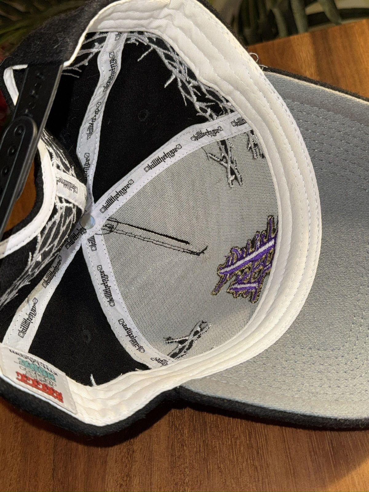 Other Kill the Hype - KTHLA Lakers Thorn Wool Snapback Size ONE SIZE - 8 Thumbnail