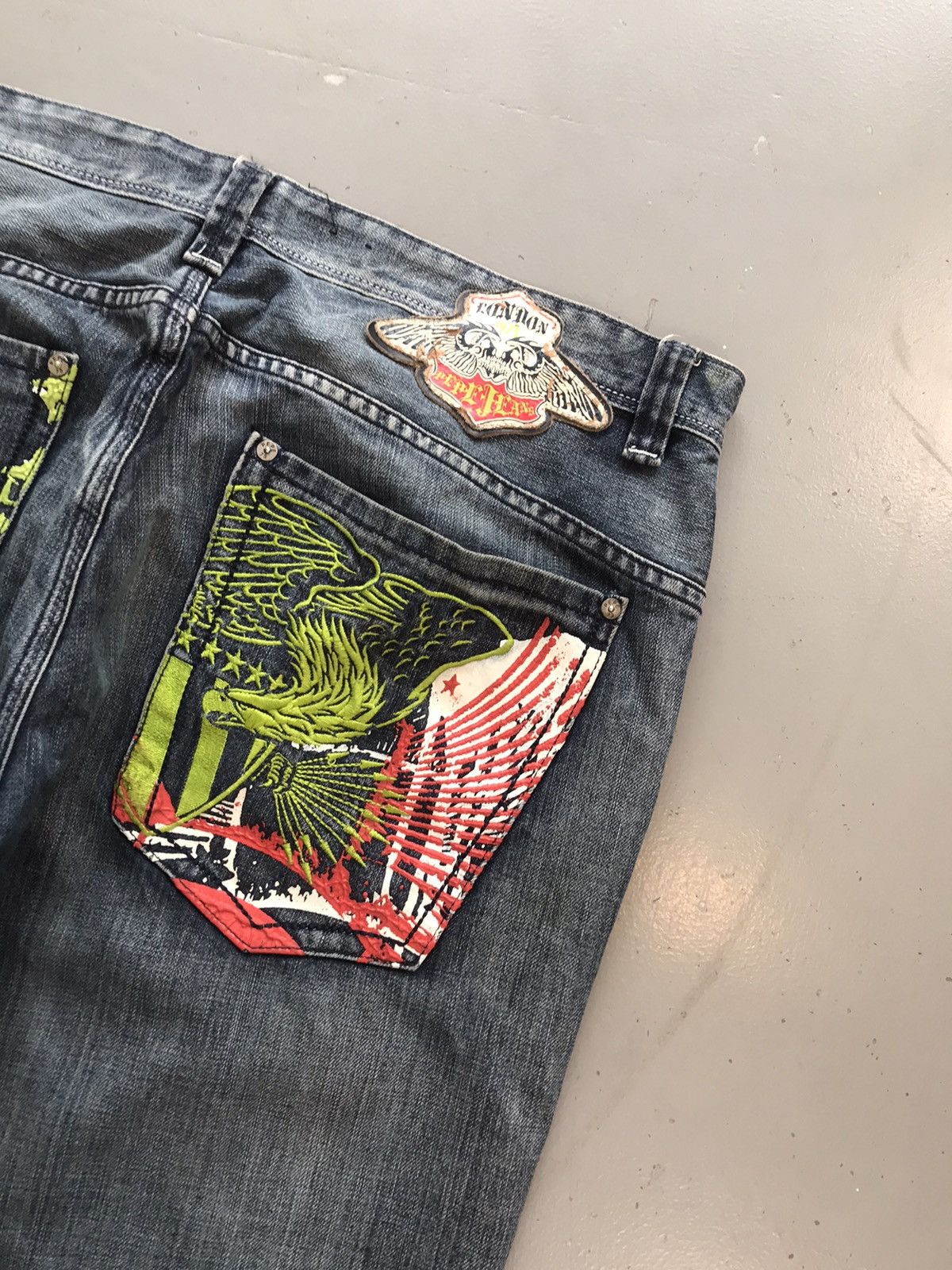 JNCO × Pepe Jeans × Vintage Vintage Pepe London jeans eagle 🦅 embroidered denim Size US 42 / EU 58 - 13 Thumbnail
