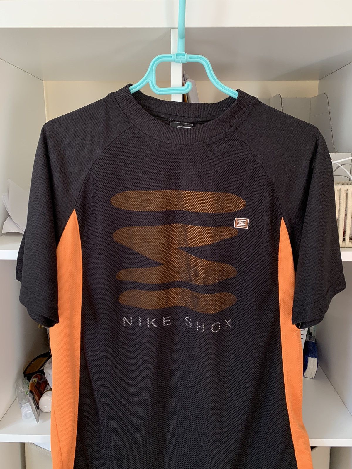 Nike Vintage 90s Nike Shox Mesh Drill Y2K T-shirt Y2K XL Size US XL / EU 56 / 4 - 2 Thumbnail