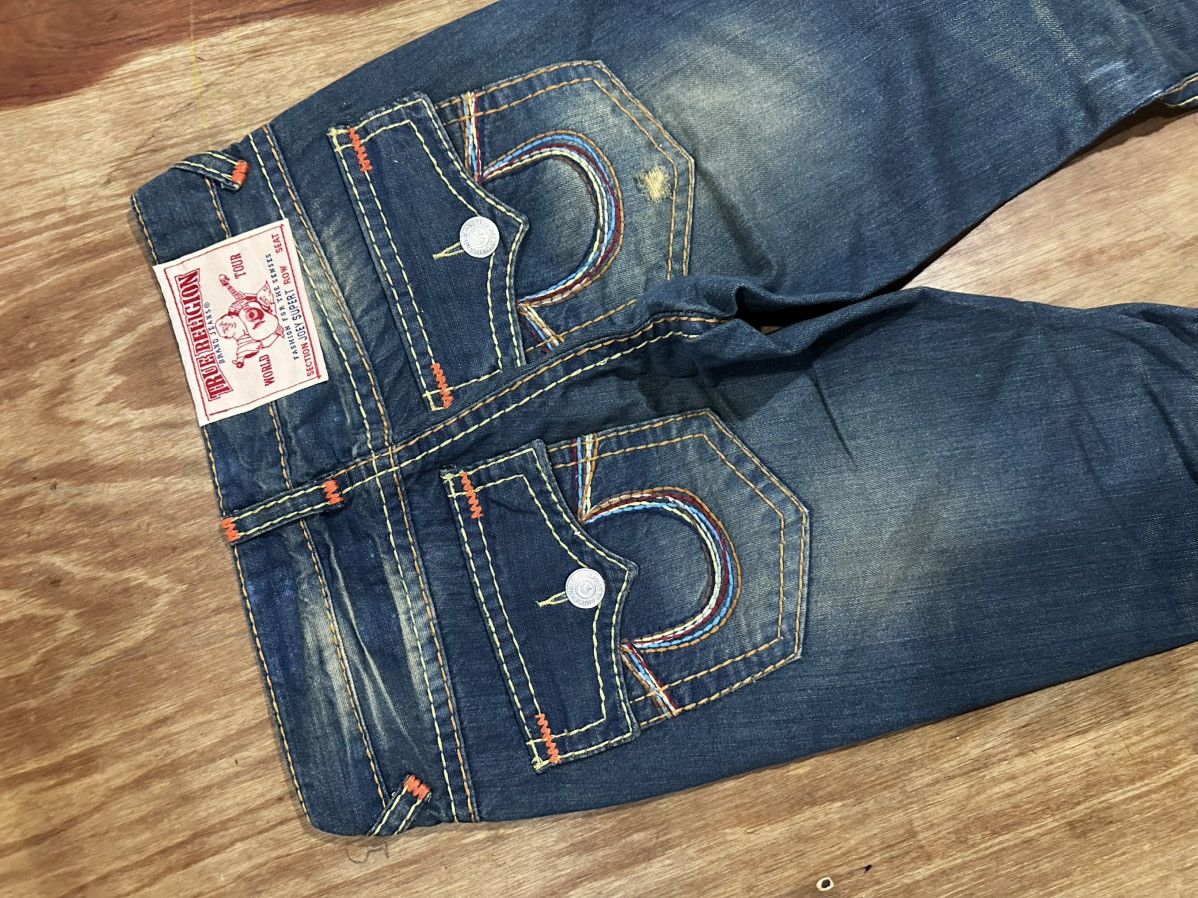 True Religion Rainbow Joey True Religion flared Jeans Size 30" / US 8 / IT 44 - 3 Thumbnail