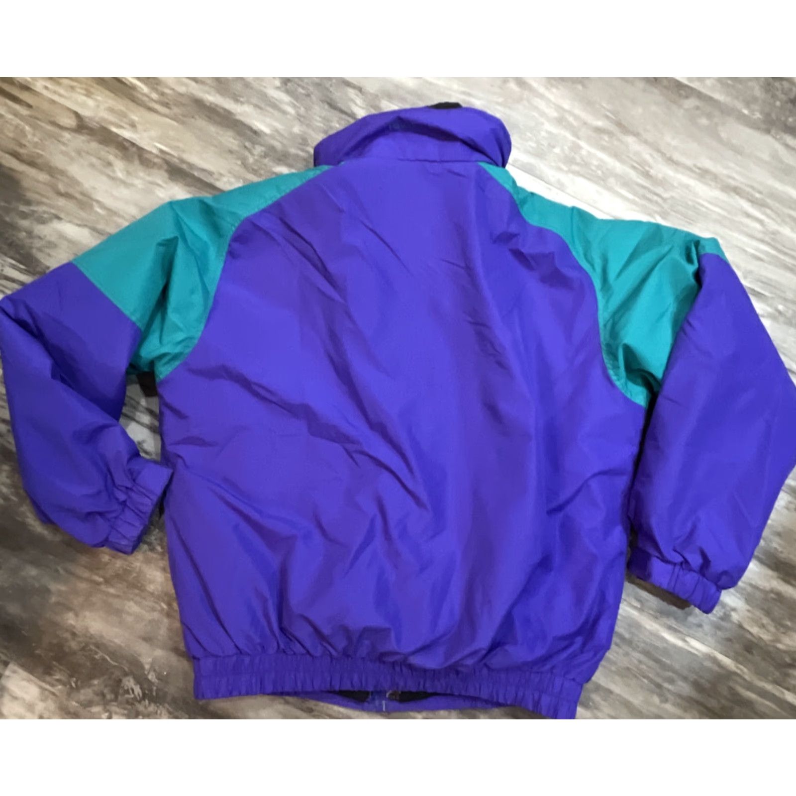 Vintage VINTAGE Columbia Powder Keg 3-in-1 Jacket Hooded Reversible L Men's L Purple Green Ski Snow Coat Size US L / EU 52-54 / 3 - 3 Thumbnail