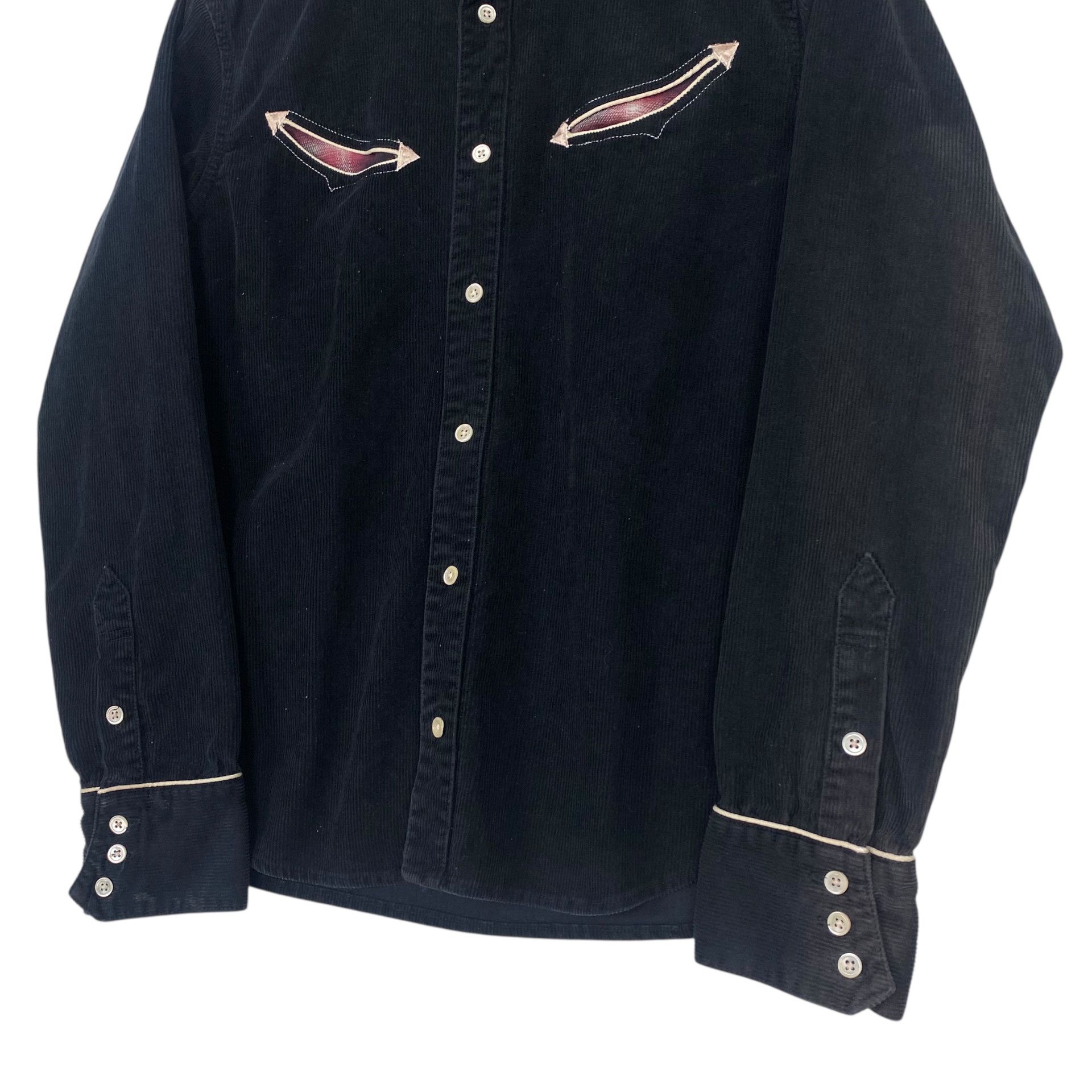 Japanese Brand 💥BANKROBBER JAPAN CORDUROY WESTERN SHIRT Size US M / EU 48-50 / 2 - 7 Thumbnail