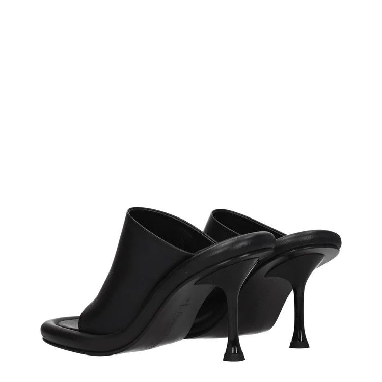 JW Anderson ob1o1e1124 Leather Sandals in Black Size US 10 / IT 40 - 4 Thumbnail