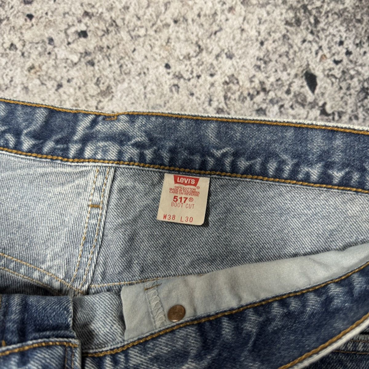 Levi's 90s Levi's 517 Bootcut Flare Denim Jeans ERD Grunge Western Size US 38 / EU 54 - 4 Thumbnail