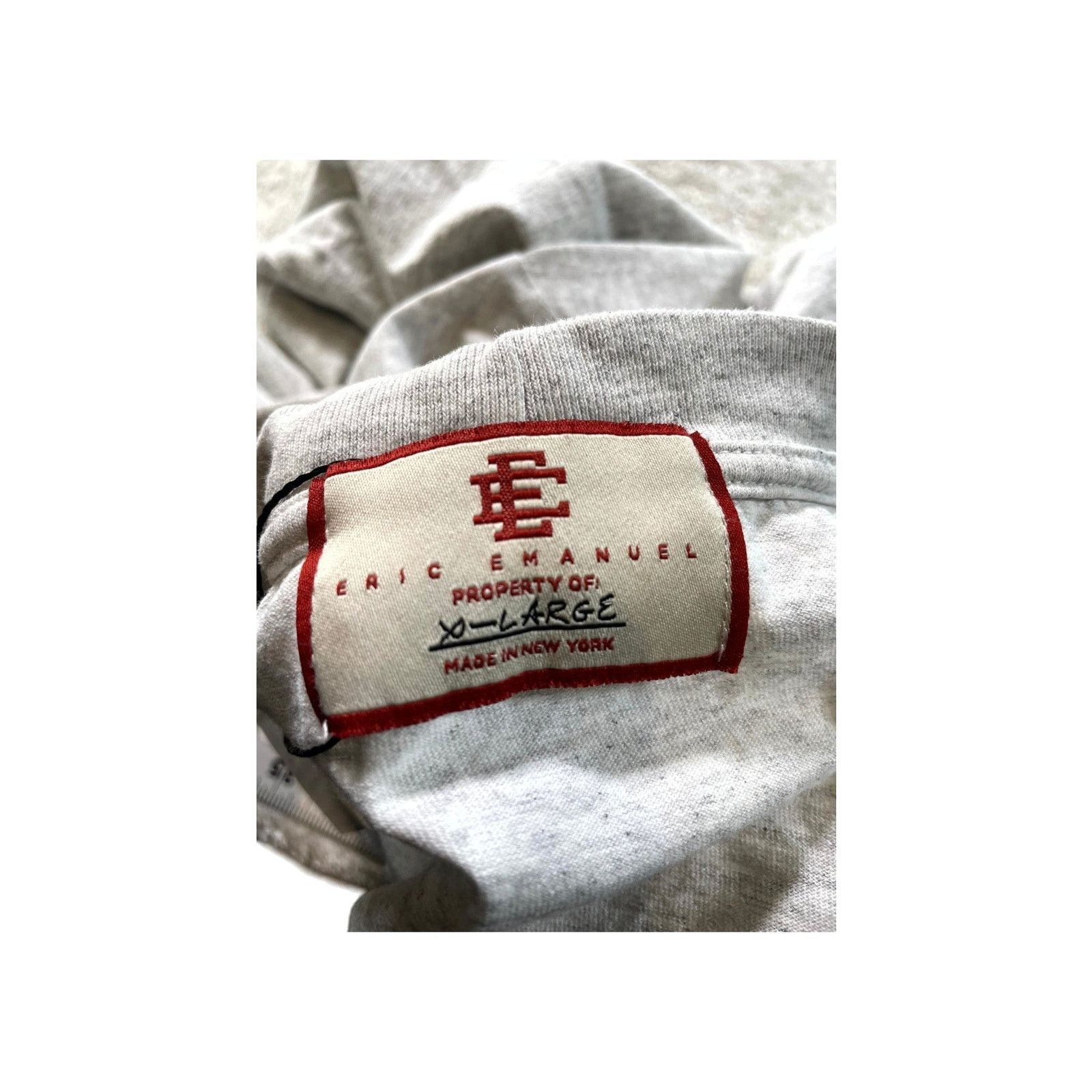 Eric Emanuel Eric Emanuel "Thunderbolt" Long Sleeve Grey & Lime T shirt Size US XXL / EU 58 / 5 - 3 Thumbnail