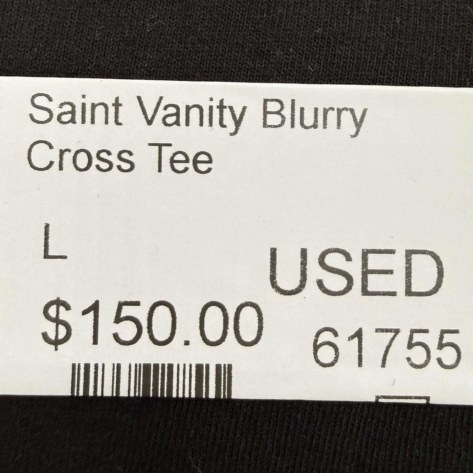 Other Saint Vanity Blurry Cross Tee L Used Size US L / EU 52-54 / 3 - 5 Thumbnail