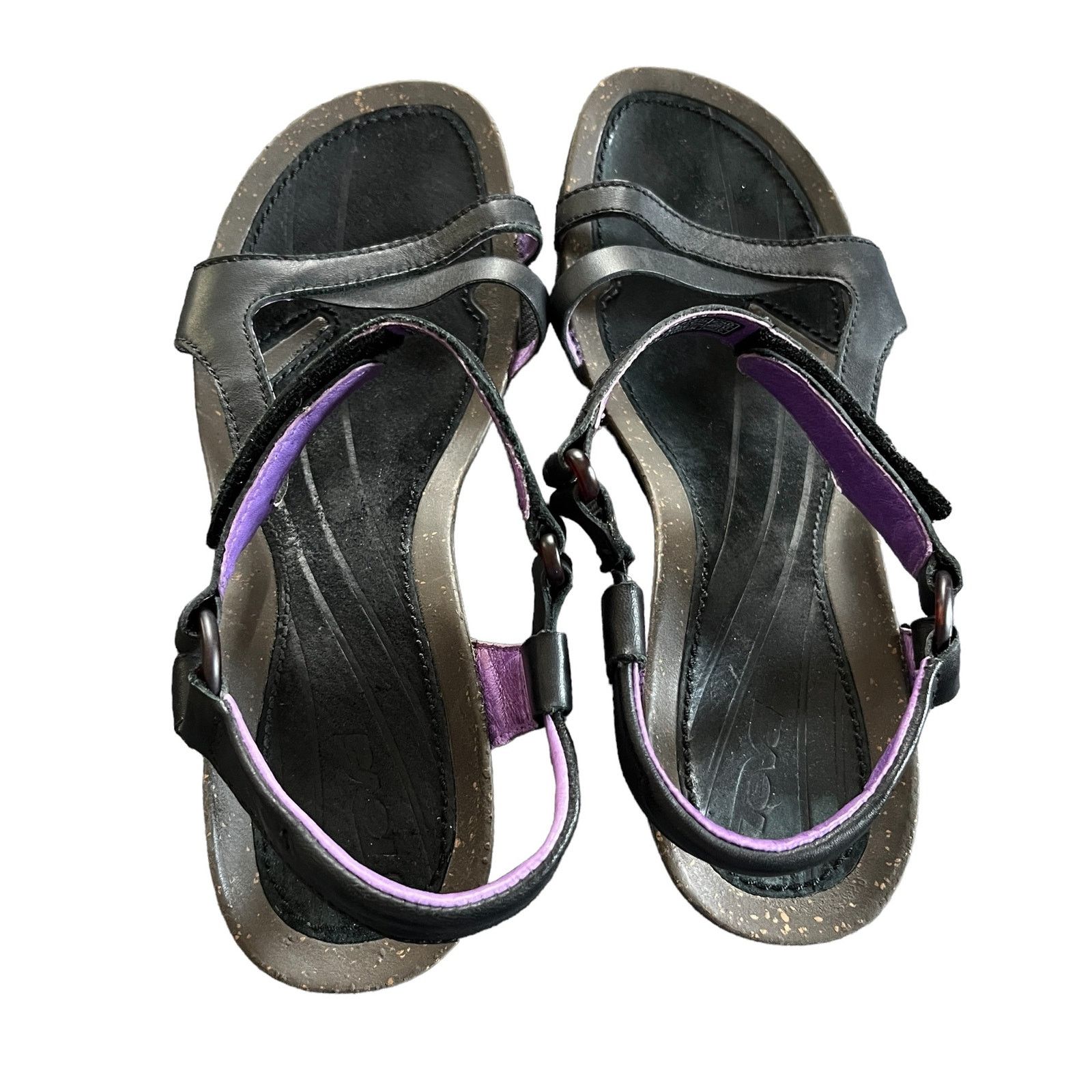 Teva Teva Cabrillo 9 Black Leather Slingback Sandals 1002370 Size US 9 / IT 39 - 6 Thumbnail