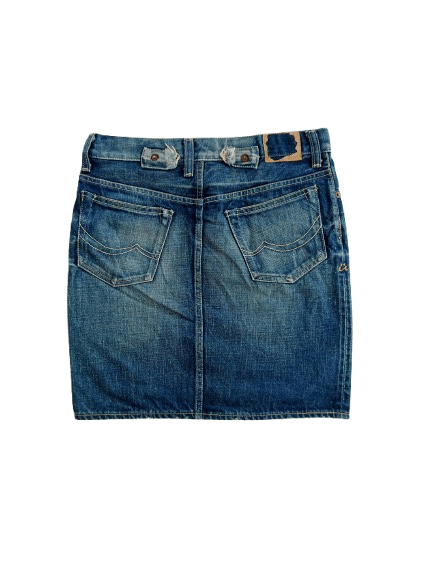 Japanese Brand Vintage Caqu Denim Skirts Selvedge Japanese Brand Size 29" - 2 Thumbnail