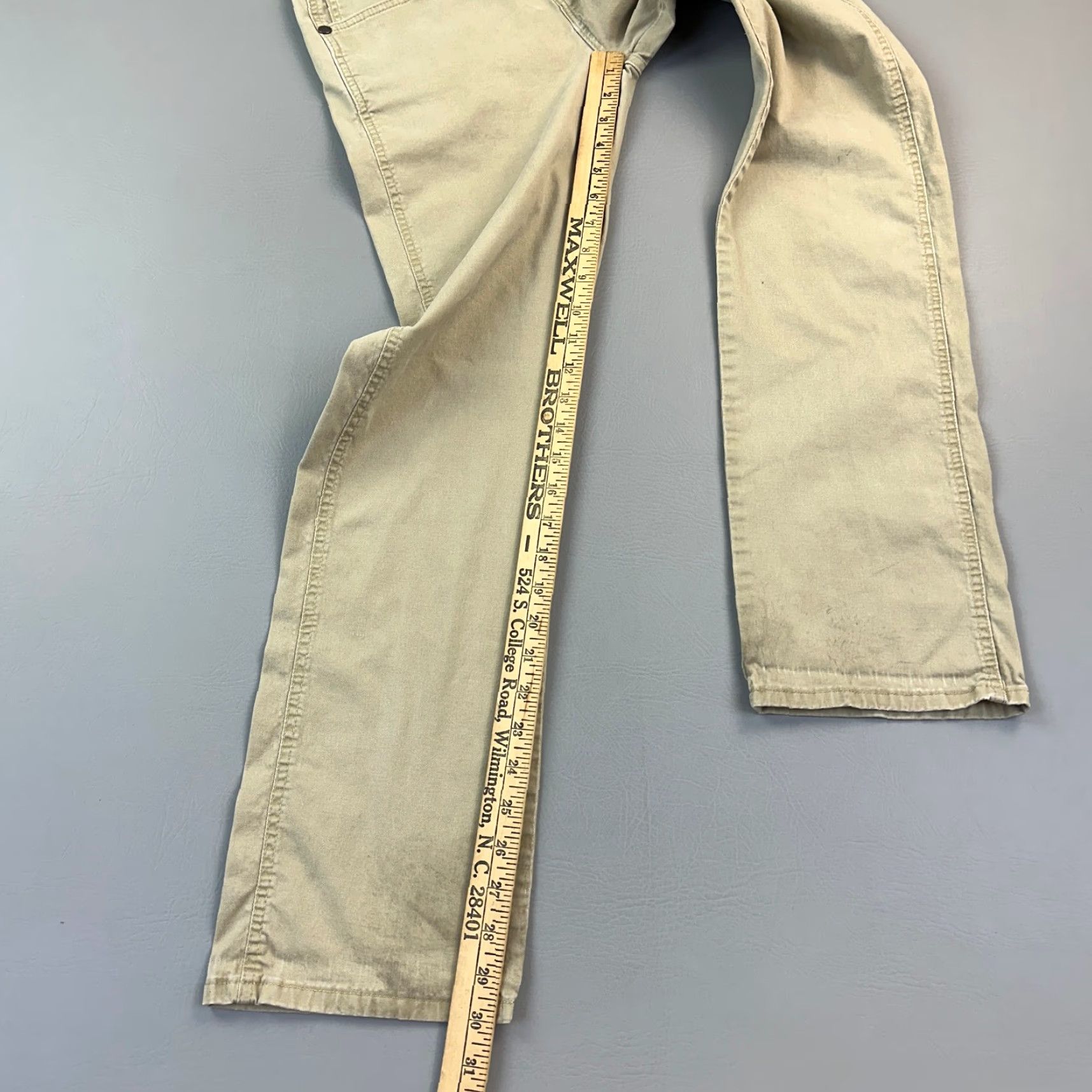 Wrangler VINTAGE Wrangler Retro Pants Mens 29x32 29x30 Fawn Slim Straight Western Cowboy Rodeo Size US 29 - 3 Thumbnail