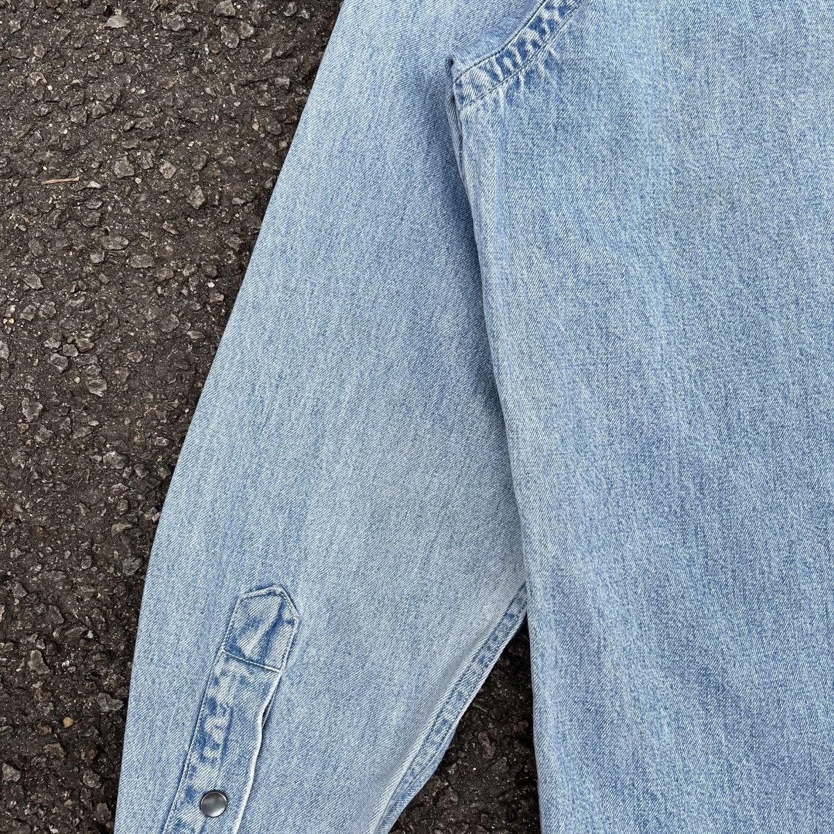RRL Ralph Lauren Vintage 90s RRL Ralph Lauren Western Denim Shirt Size US S / EU 44-46 / 1 - 10 Thumbnail