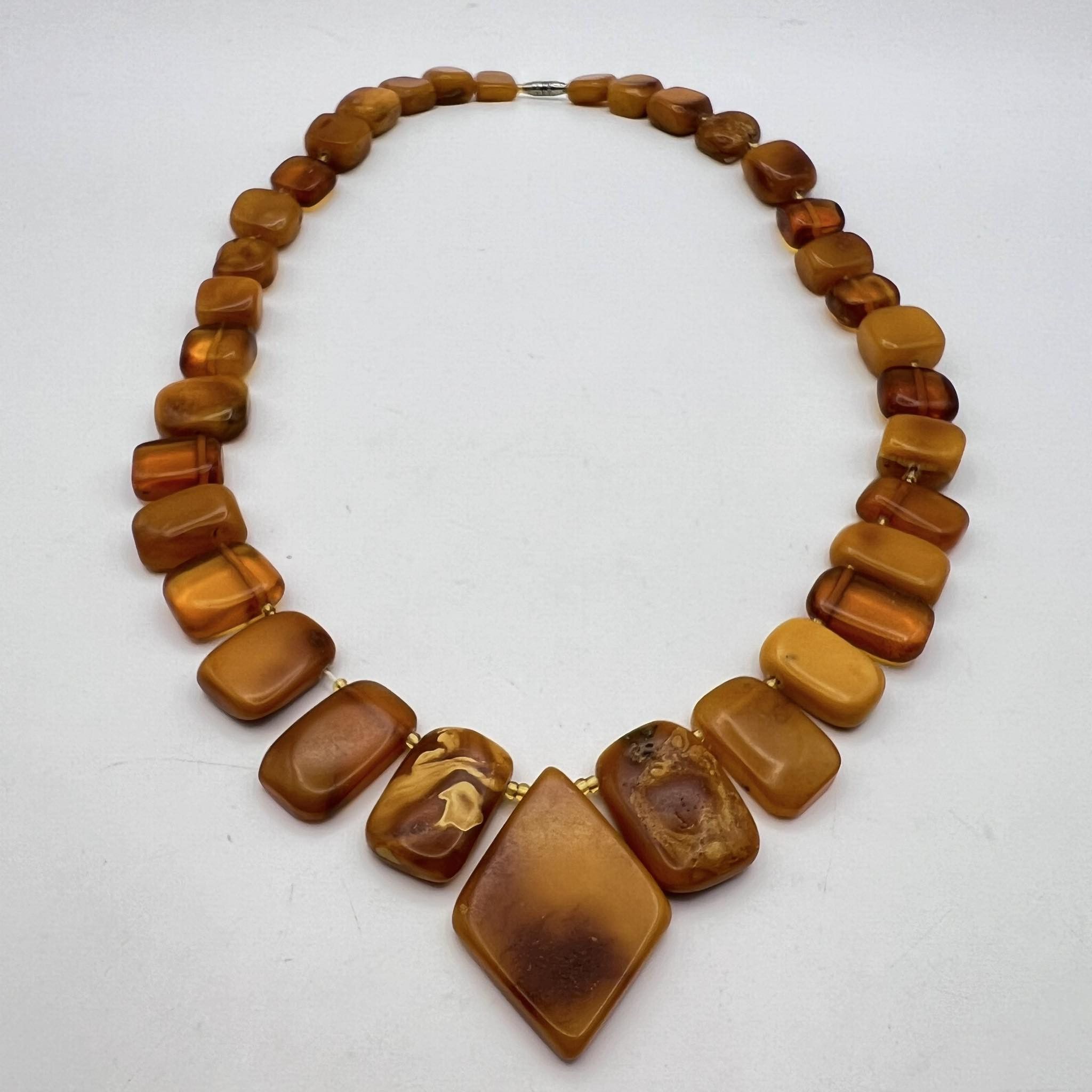 Vintage 100% Genuine Baltic Yellow Royal Amber Necklace Butterscotch Size ONE SIZE - 7 Thumbnail