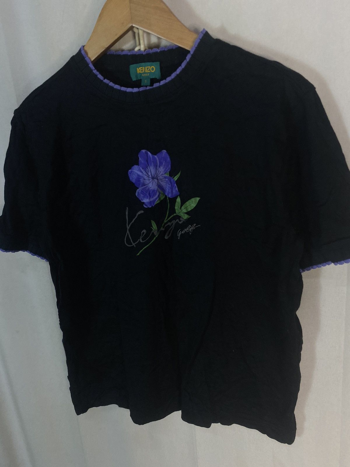 Designer × Kenzo Kenzo golf spellout ladies Tshirt Size S / US 4 / IT 40 - 2 Thumbnail