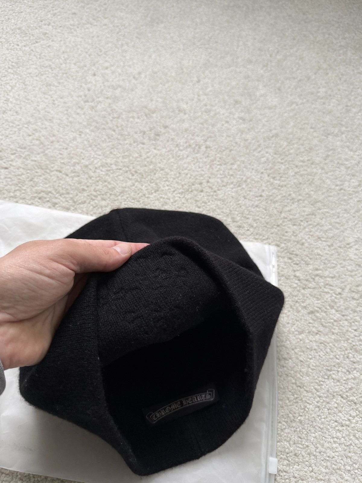 Chrome Hearts CH MULTI MINI CROSS CASHMERE BEANIE Size ONE SIZE - 4 Thumbnail