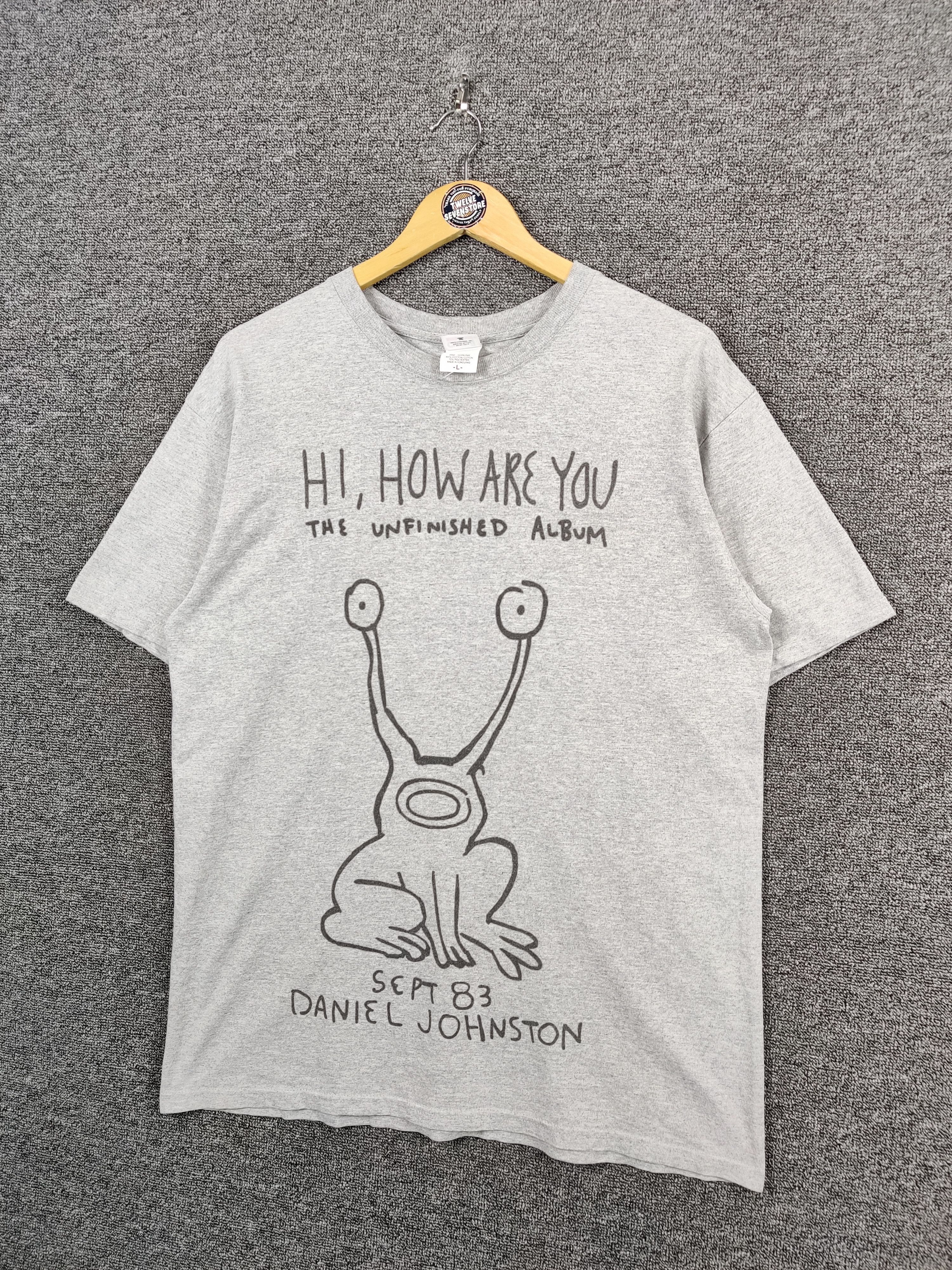 Band Tees Vintage Daniel Johnston Nirvana Hi How Are You Tee Tshirt Size US L / EU 52-54 / 3 - 2 Thumbnail