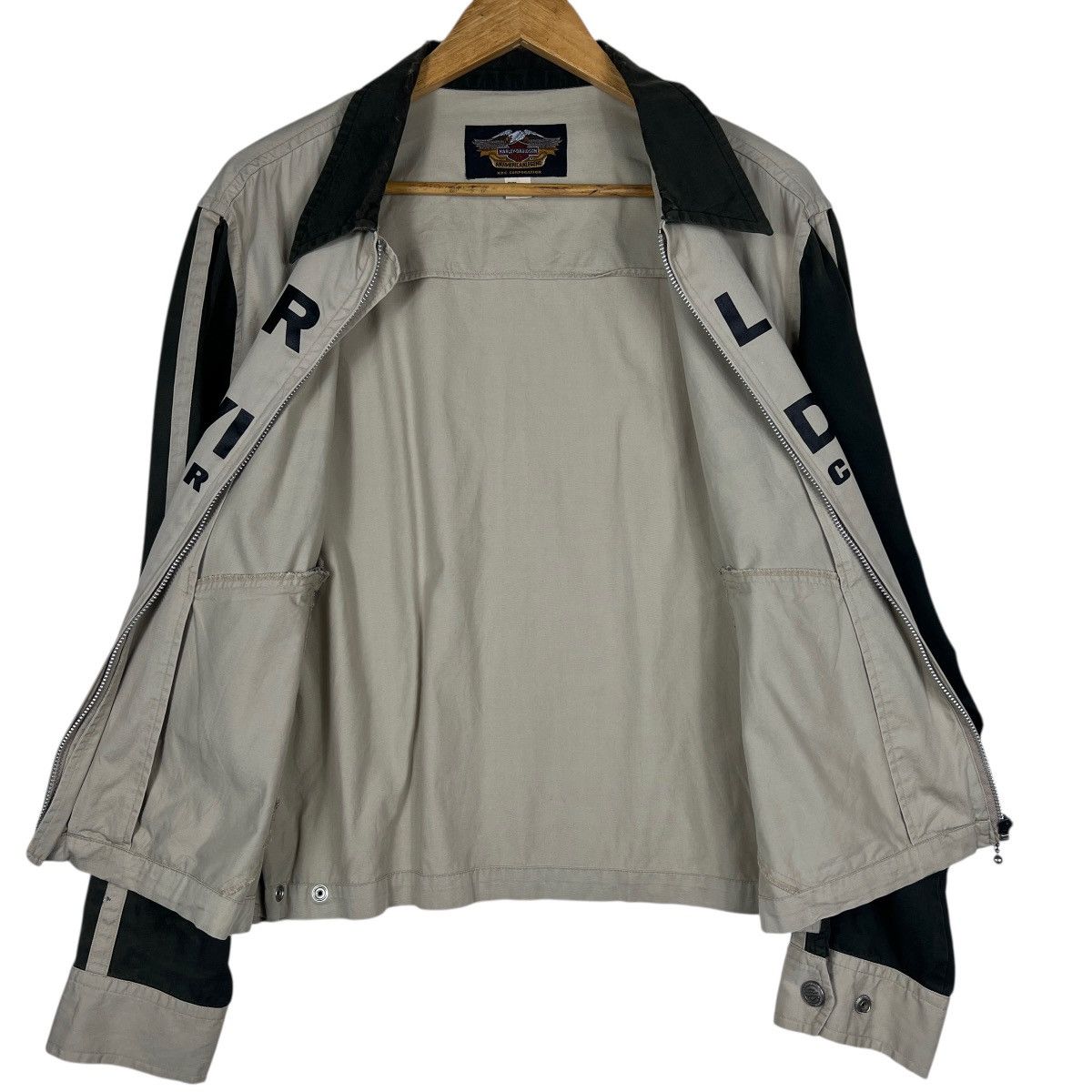 Harley Davidson 🔥 Vintage Harley Davidson MotorCycles Moto Racer Jacket Size US L / EU 52-54 / 3 - 9 Thumbnail