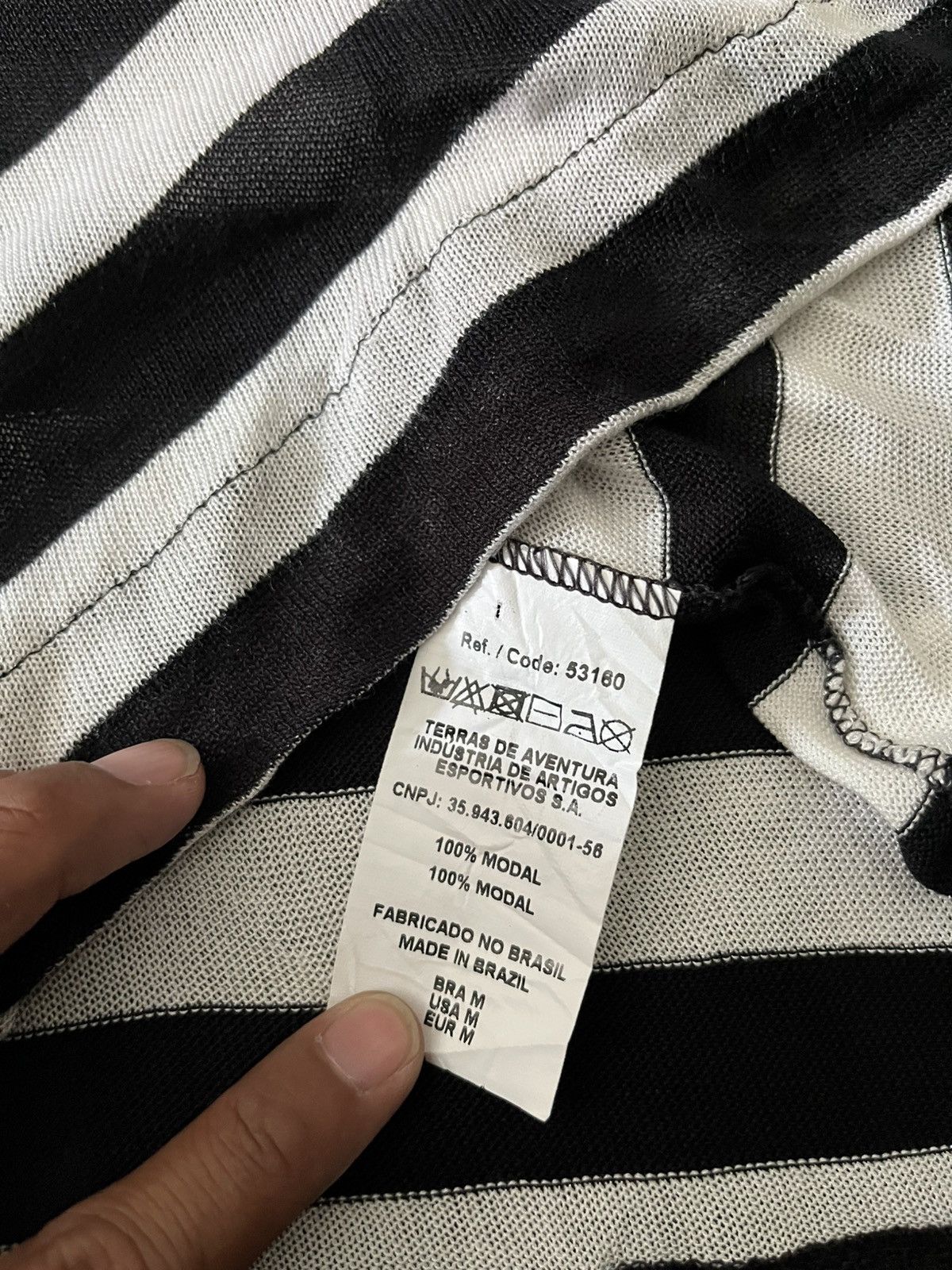 Le Grande Bleu (L.G.B.) 2000s Osklen striped flare knit Size US M / EU 48-50 / 2 - 5 Thumbnail