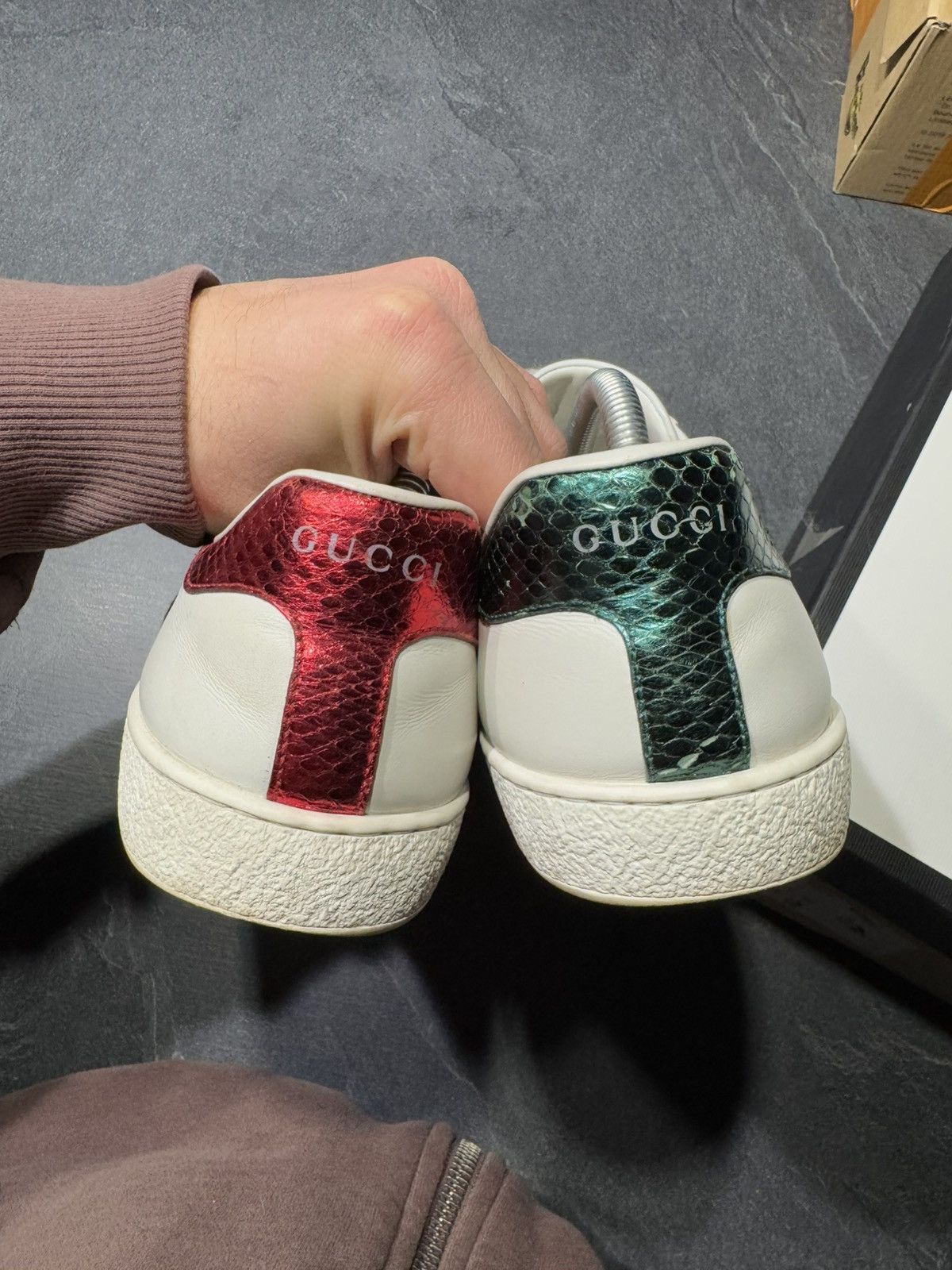 Designer × Gucci Gucci Ace Snake Sneakers Size US 10 / EU 43 - 9 Thumbnail