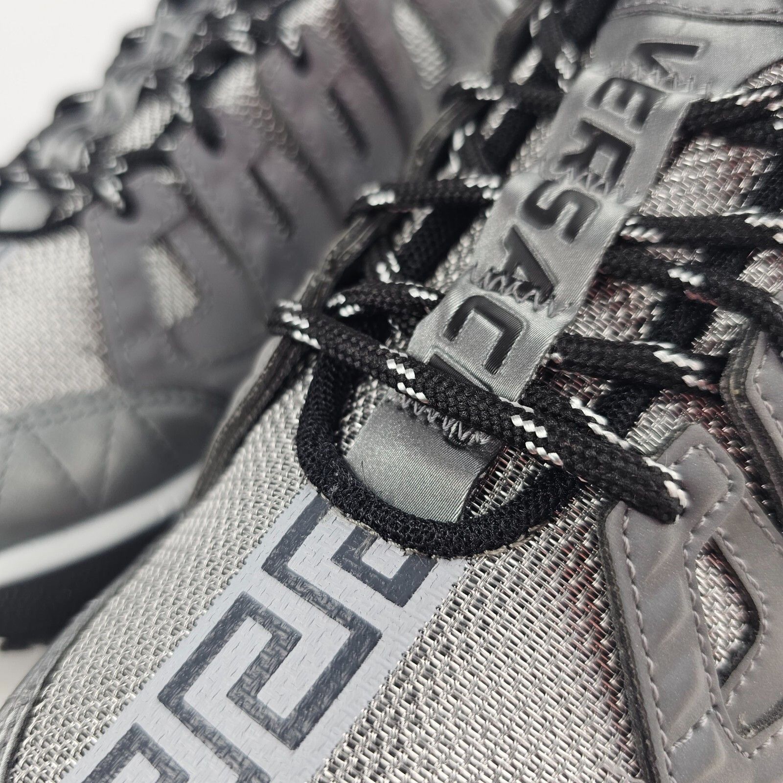 VERSACE Trigreca Men's Gray Sneakers New Size 39 US 6