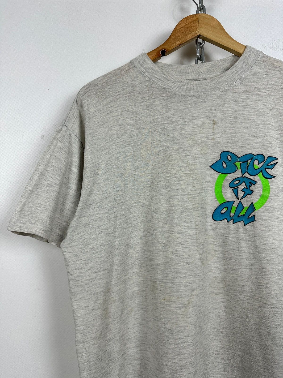 Band Tees 90s Vintage Sick Of It All No Cure Band T-Shirt Size US M / EU 48-50 / 2 - 9 Thumbnail