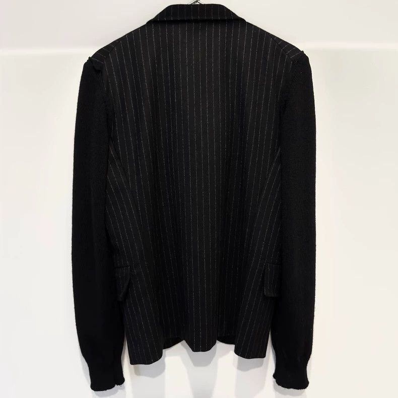 Comme des Garcons Comme des garcons black wool patchwork coat-2505 Size US S / EU 44-46 / 1 - 3 Thumbnail