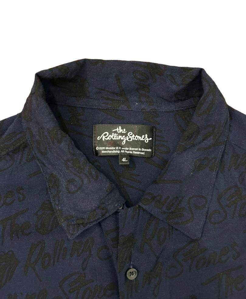 The Rolling Stones The Rolling Stone 2020 Fullprint Spell out Hawaii shirt Size US XXL / EU 58 / 5 - 6 Thumbnail
