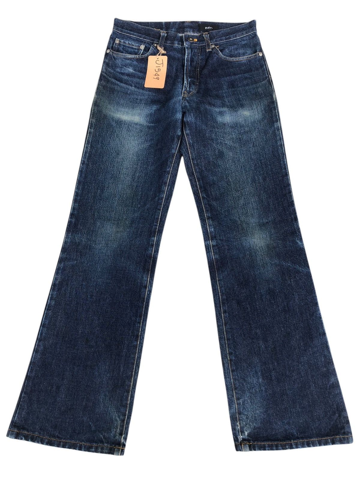 Yohji Yamamoto Ined Homme Flared Jeans Distressed Jeans Size US 30 / EU 46 - 1 Thumbnail