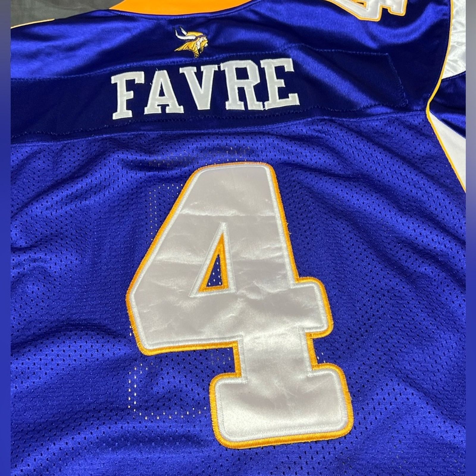 Reebok Vintage Reebok Minnesota Vikings #4 Brett Favre Jersey SZ 50 Size US XL / EU 56 / 4 - 7 Thumbnail