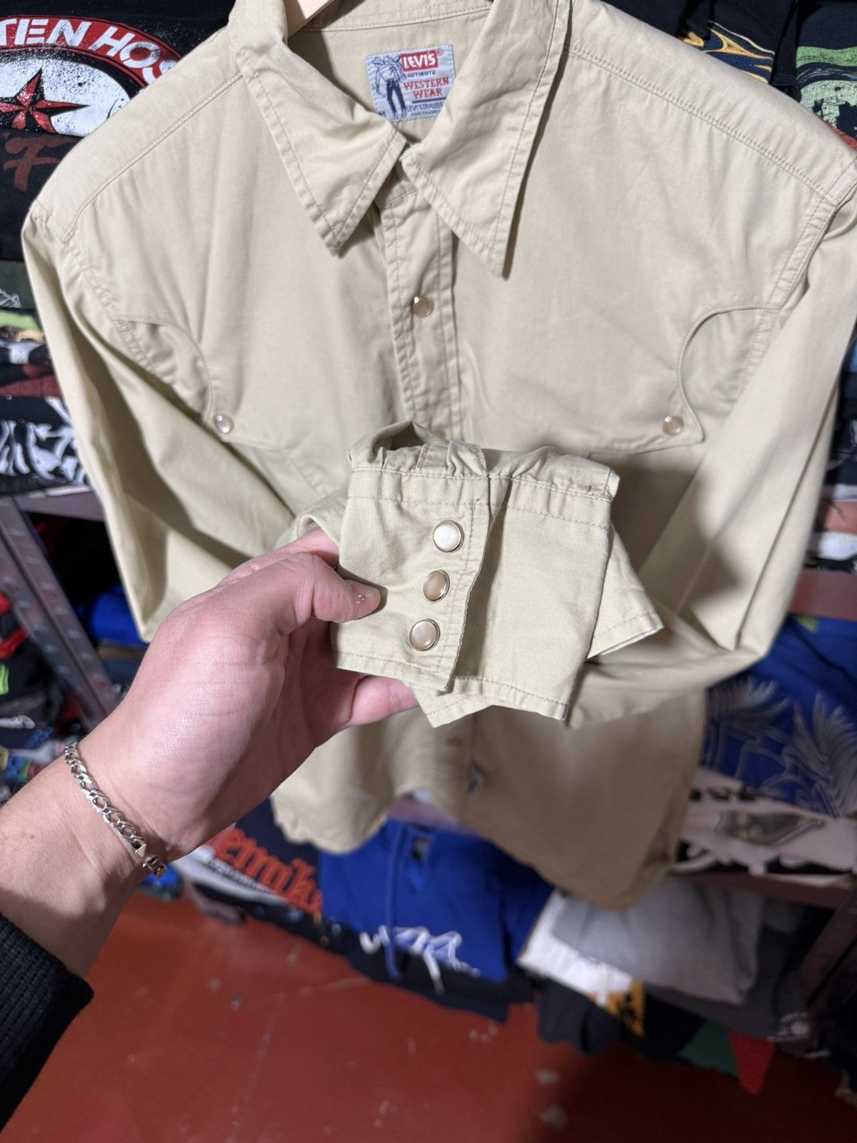 Levi's Vintage Clothing Vintage 90’s Levis Western Wear Cowboy Retro Button Shirt Size US M / EU 48-50 / 2 - 9 Thumbnail