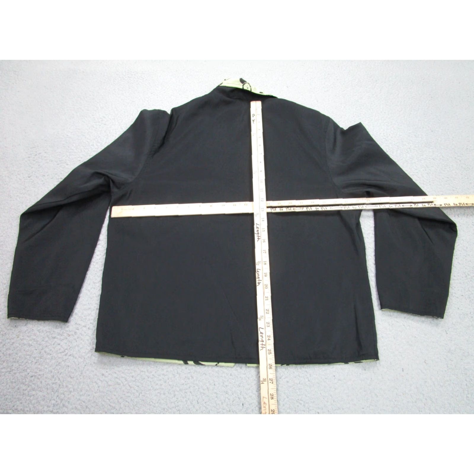 Rains Mycra Pac Jacket Womens S, M Black Green Reversible Zip Rain Coat Windbreaker Size M / US 6-8 / IT 42-44 - 4 Thumbnail