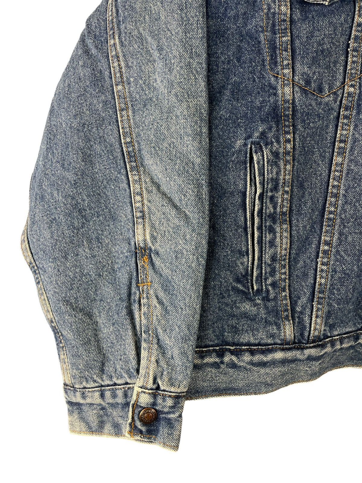 Levi's Levis Stamp 521 Lined Sherpa Trucker Denim Vintage Jacket Size US L / EU 52-54 / 3 - 4 Thumbnail