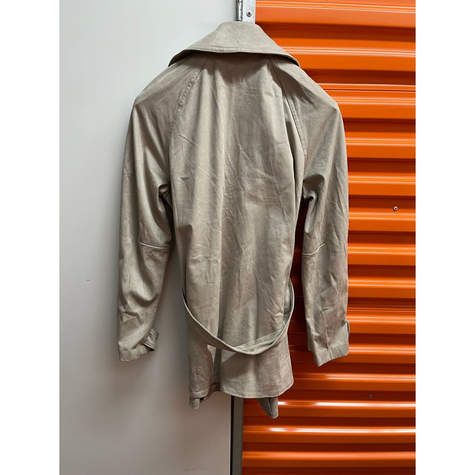Zara Zara - Faux Suede Trench Coat / XS / Tan / NWT Size XS / US 0-2 / IT 36-38 - 4 Thumbnail
